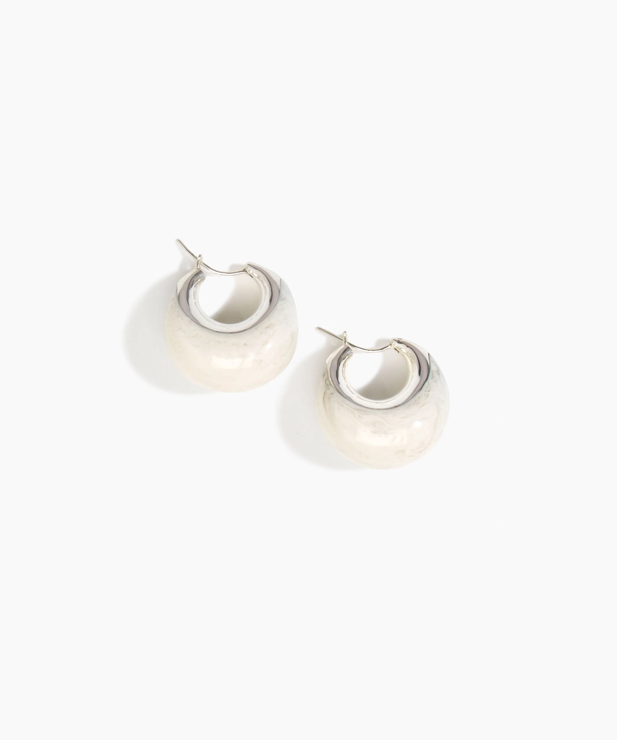 Large Crescent Earrings - Image 2