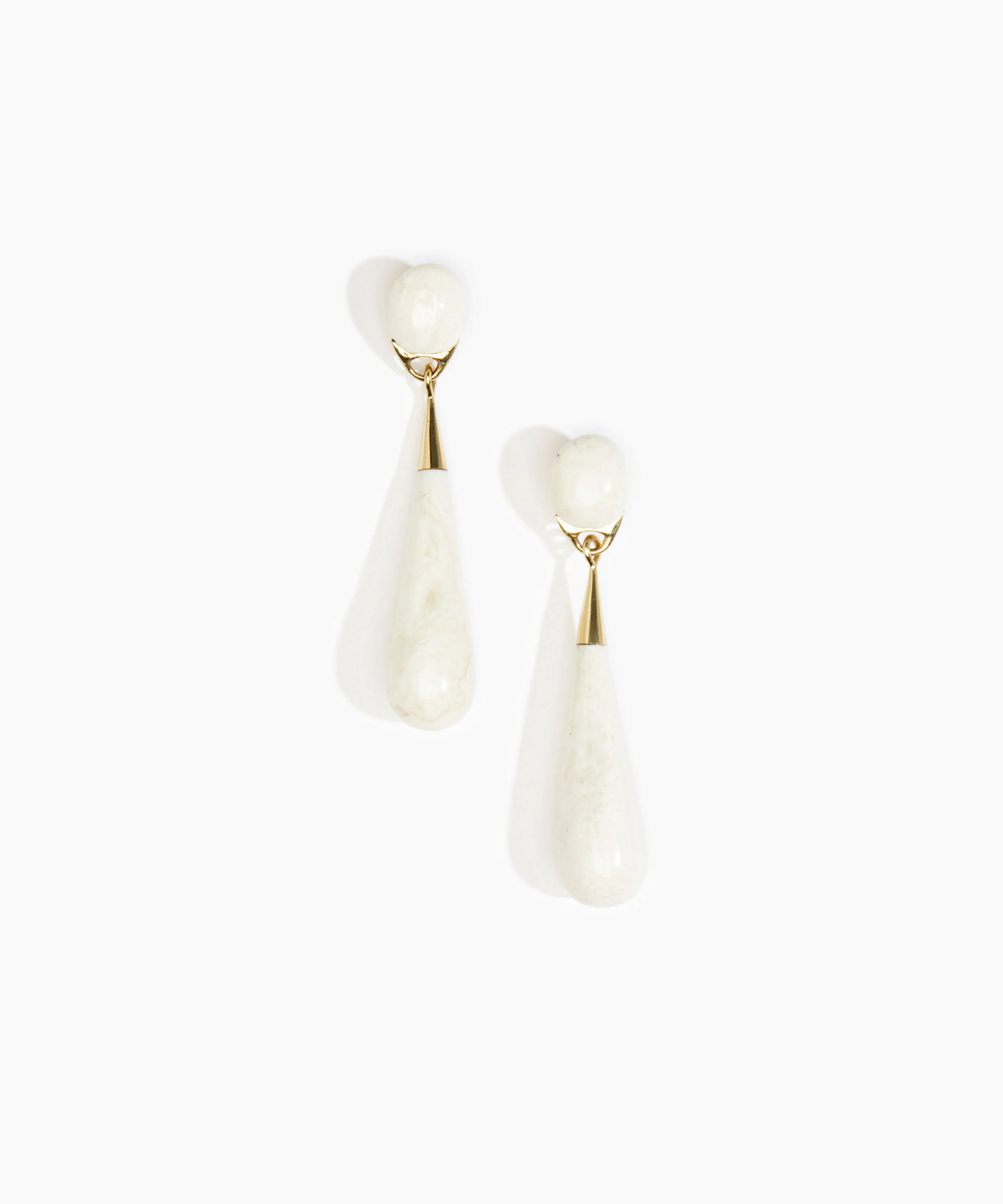 Large Dew Drop Earrings - Image 5