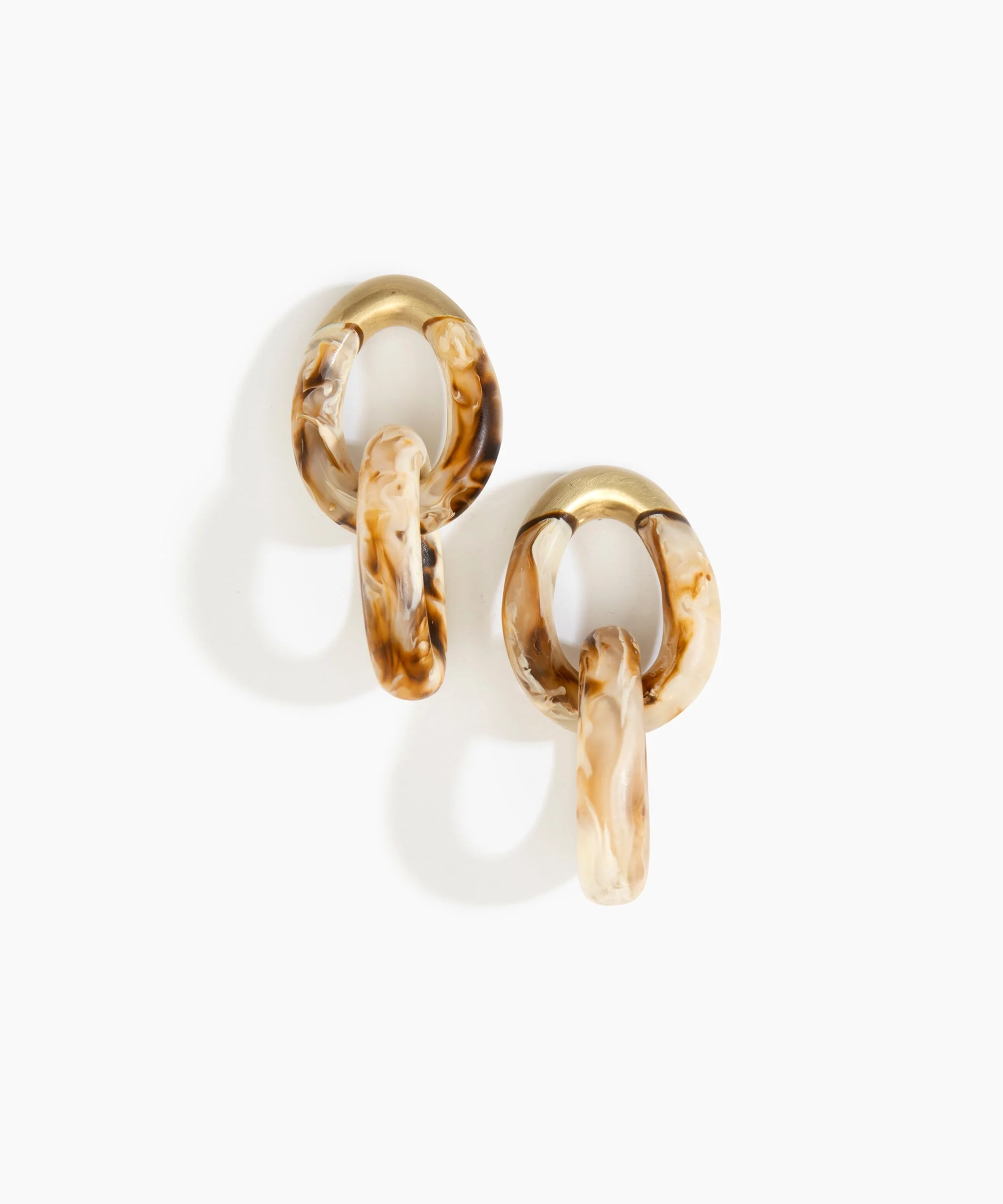Large Rock Chain Earrings - Image 11