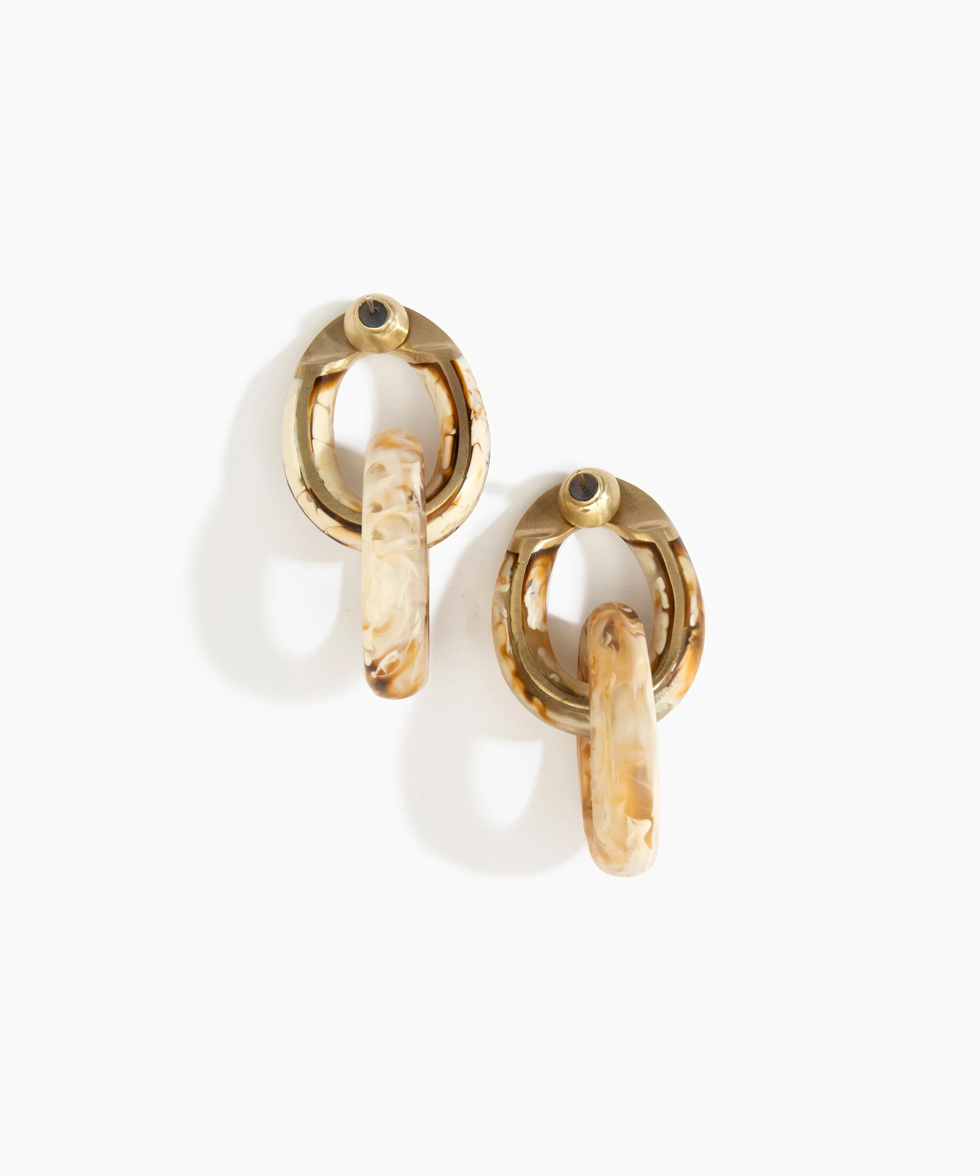 Large Rock Chain Earrings - Image 12