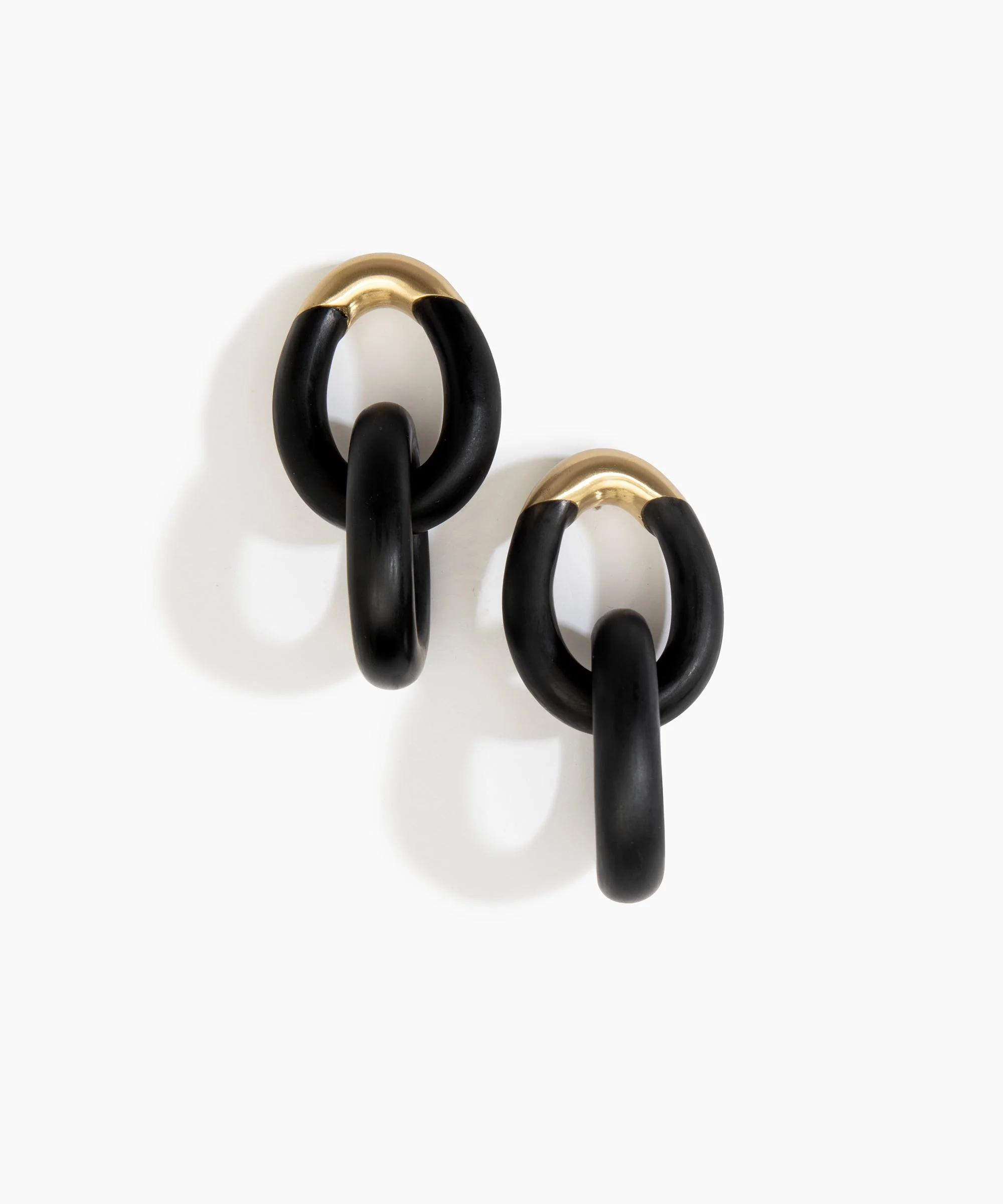 Large Rock Chain Earrings - Image 13