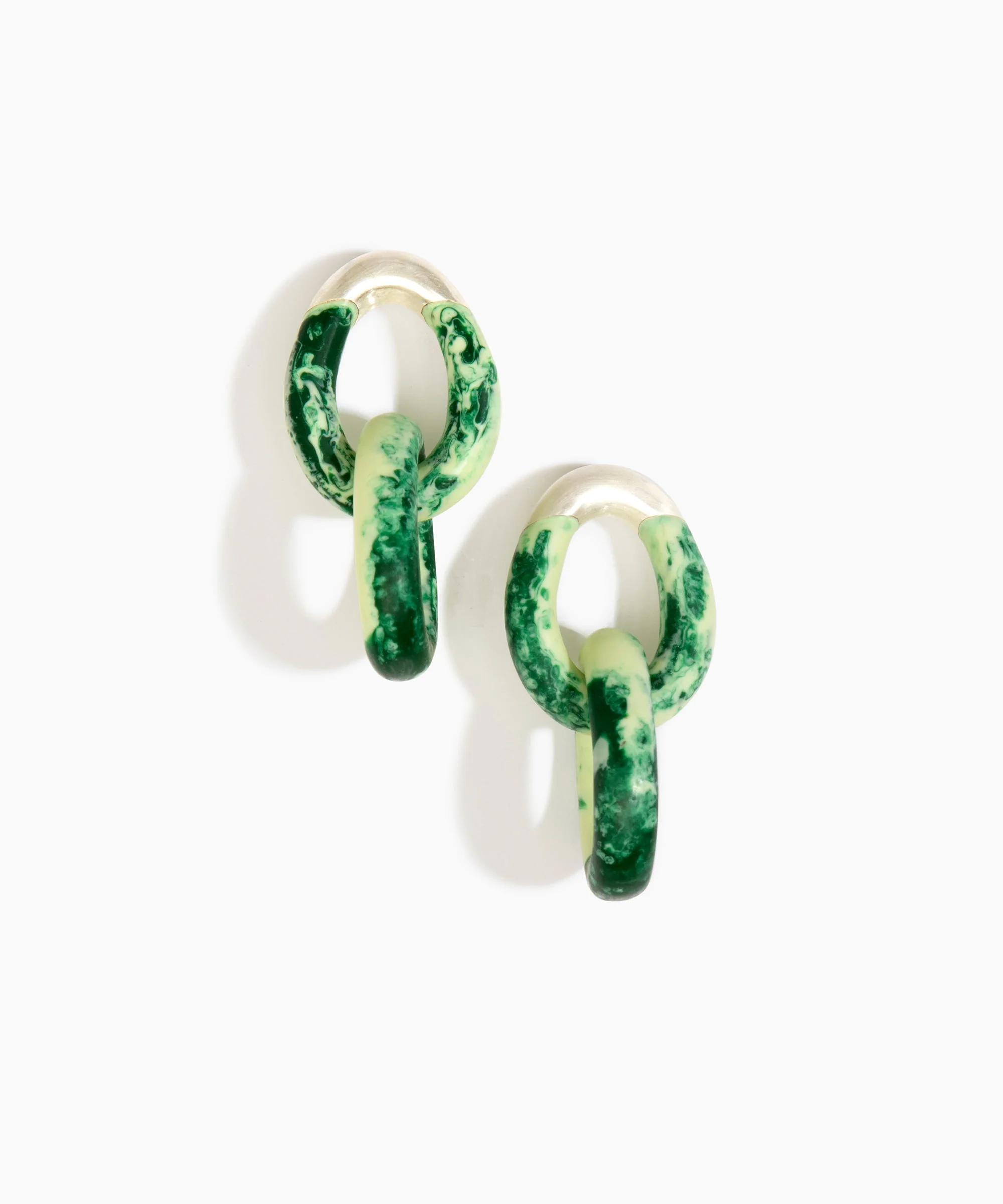 Large Rock Chain Earrings - Image 15
