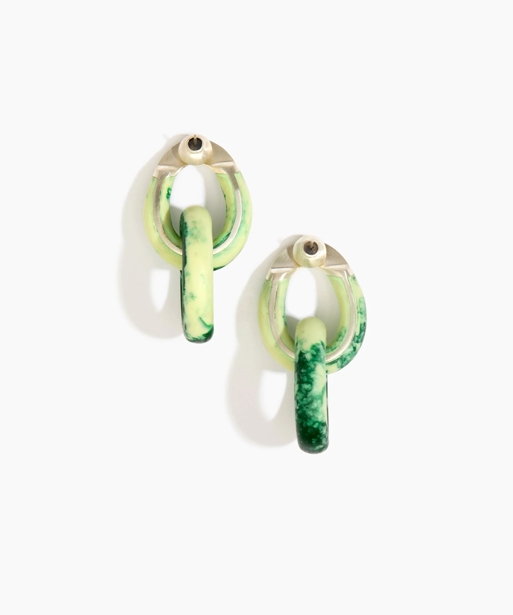 Large Rock Chain Earrings - Image 16
