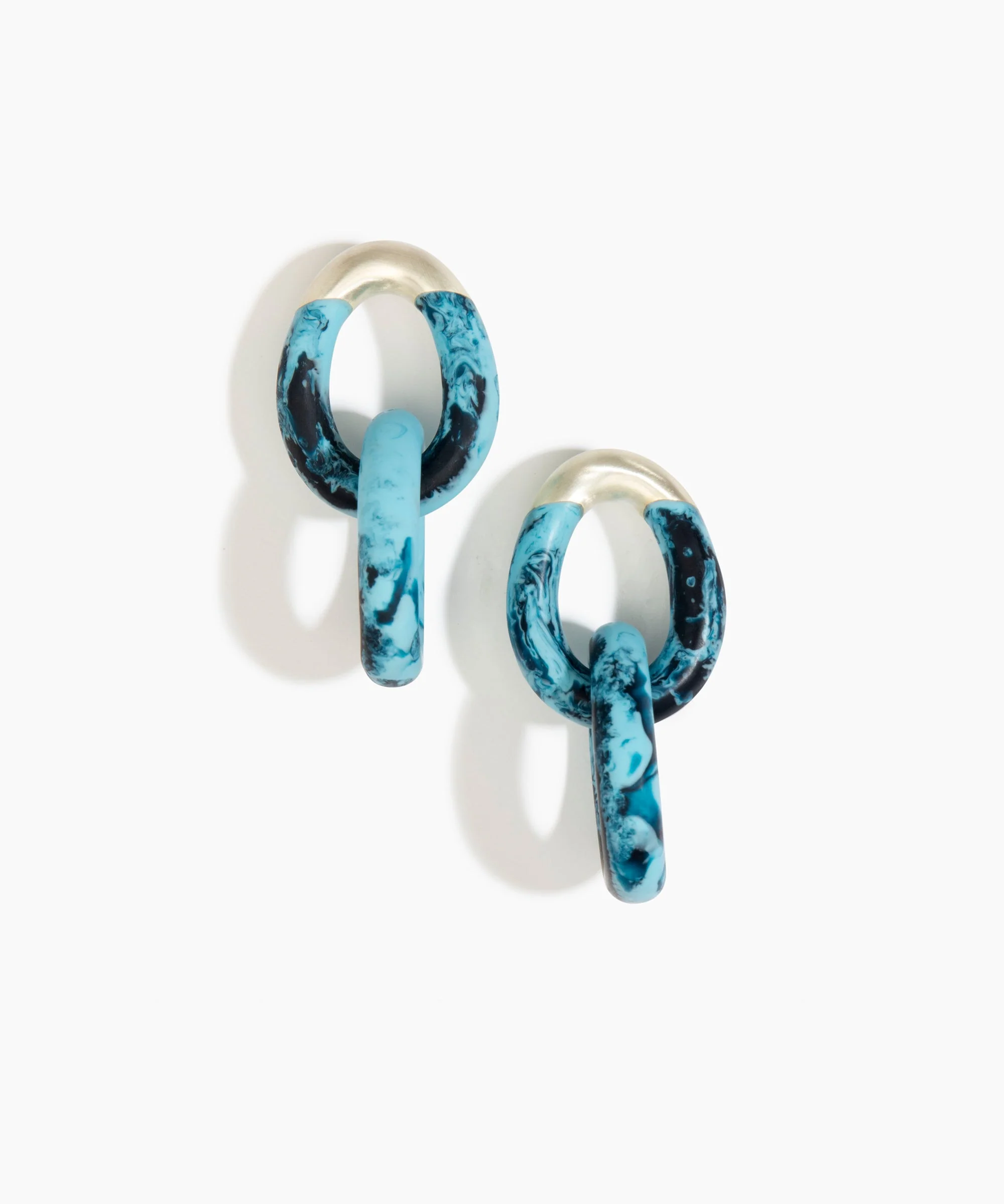 Large Rock Chain Earrings - Image 21