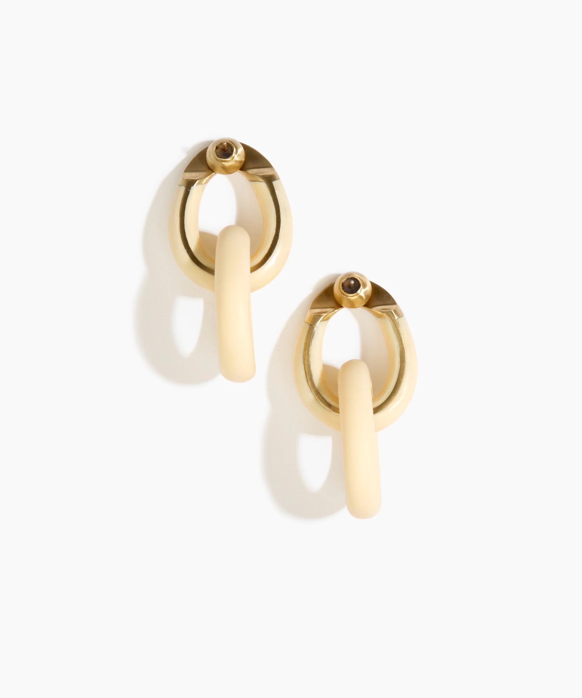 Large Rock Chain Earrings - Image 6