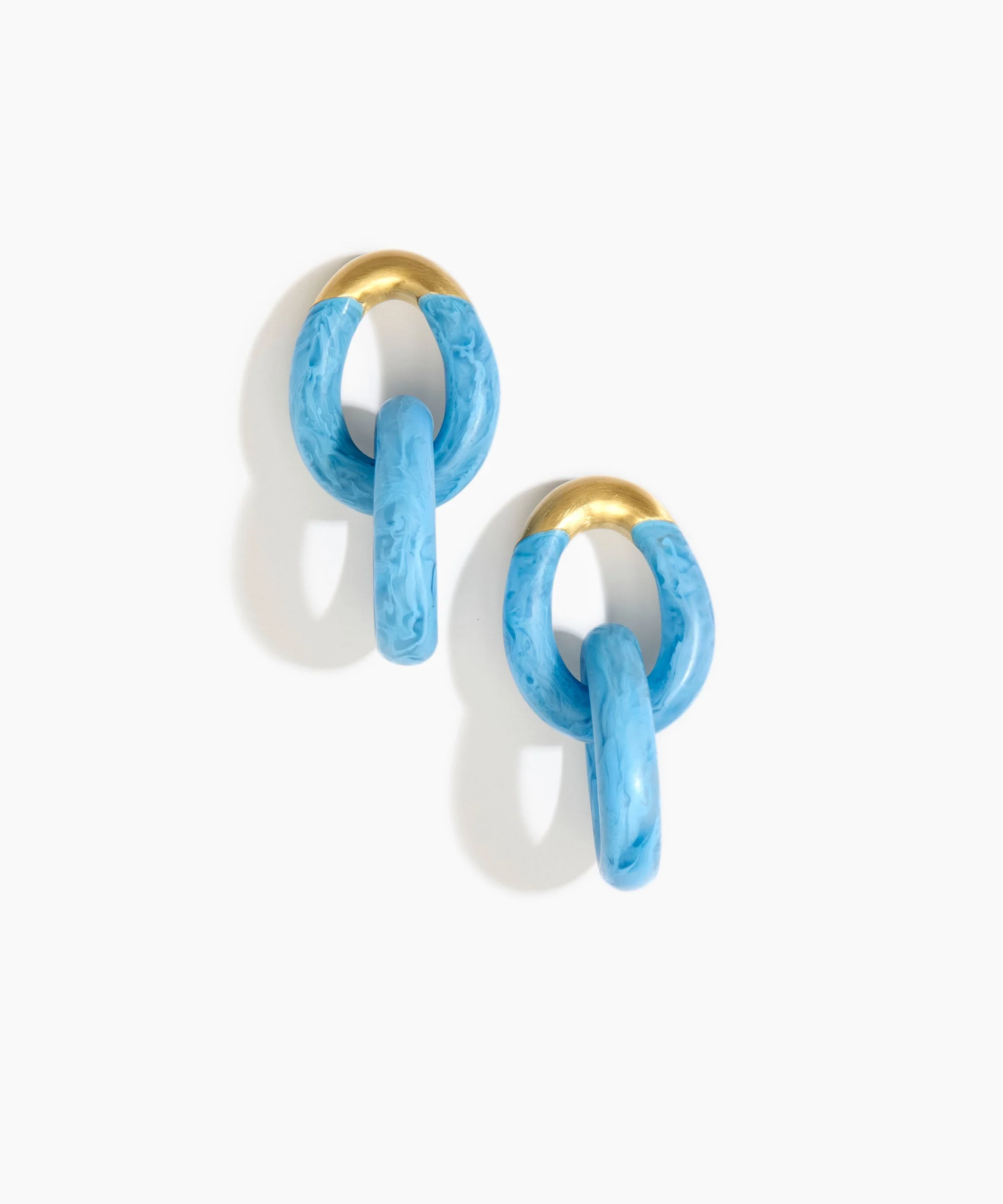 Large Rock Chain Earrings - Image 7