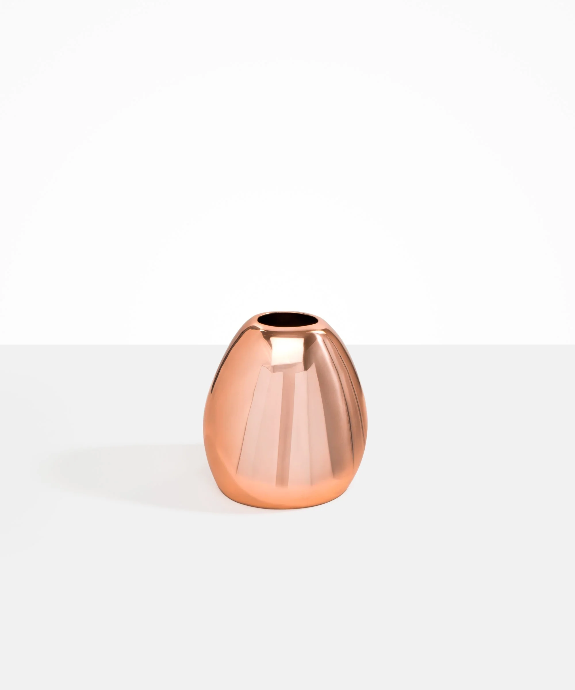 Large Metal Stone Vase - Image 3