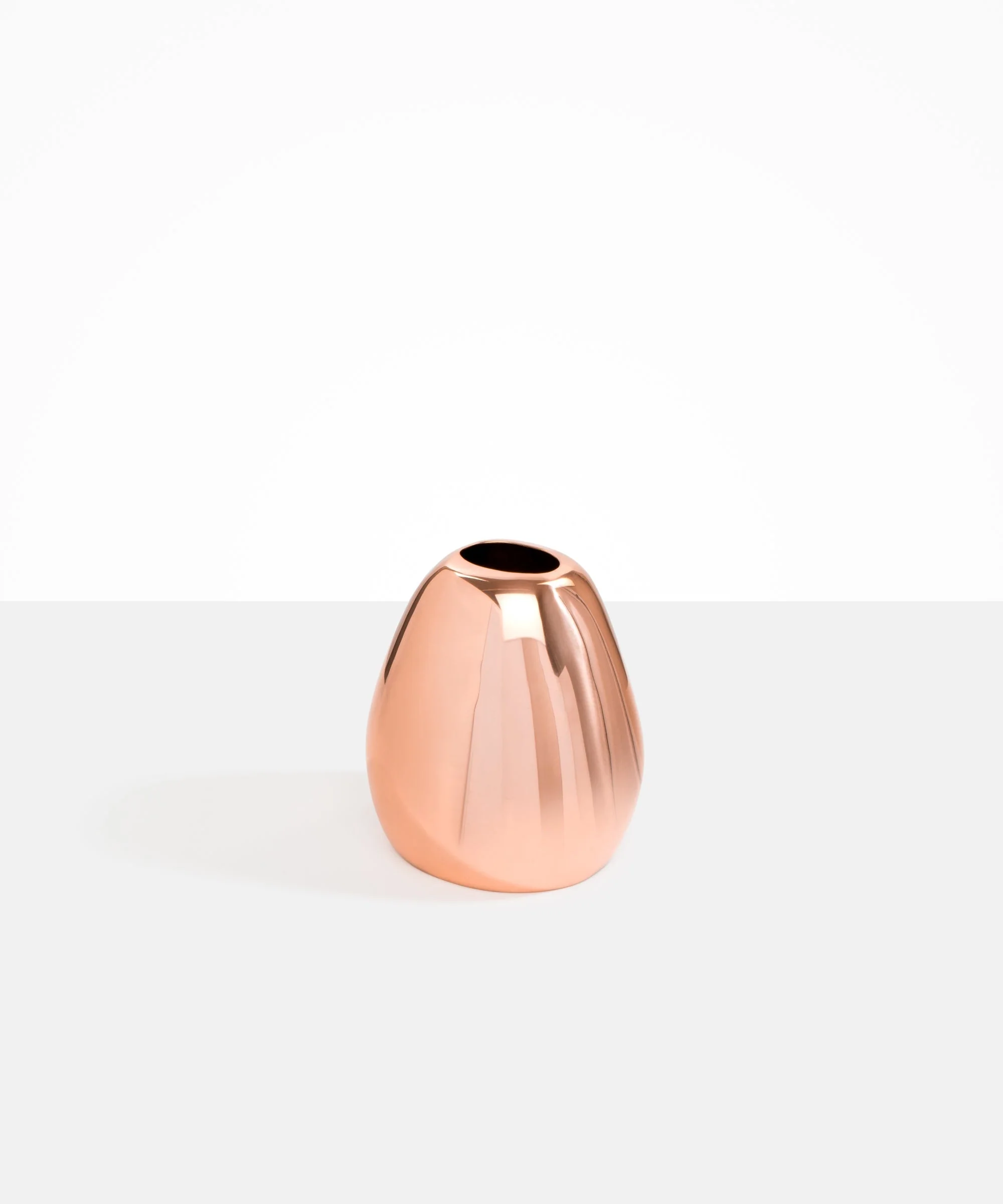 Large Metal Stone Vase - Image 4