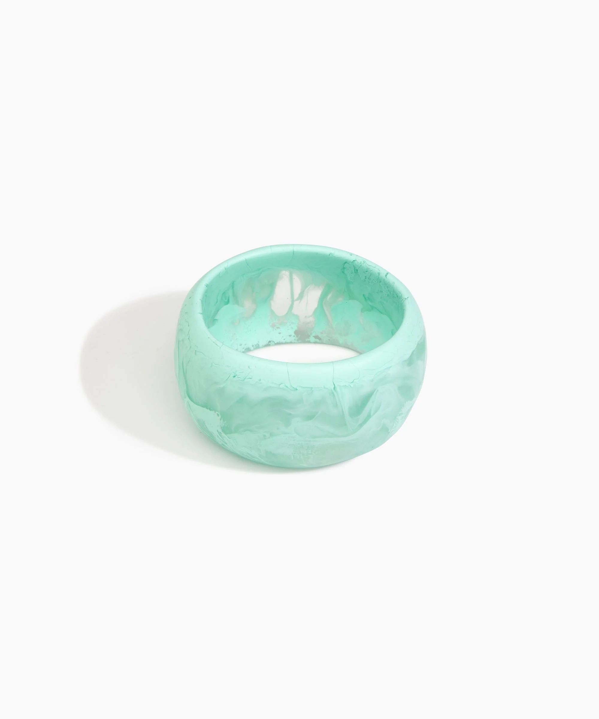Large Organic Oval Bangle - Image 11