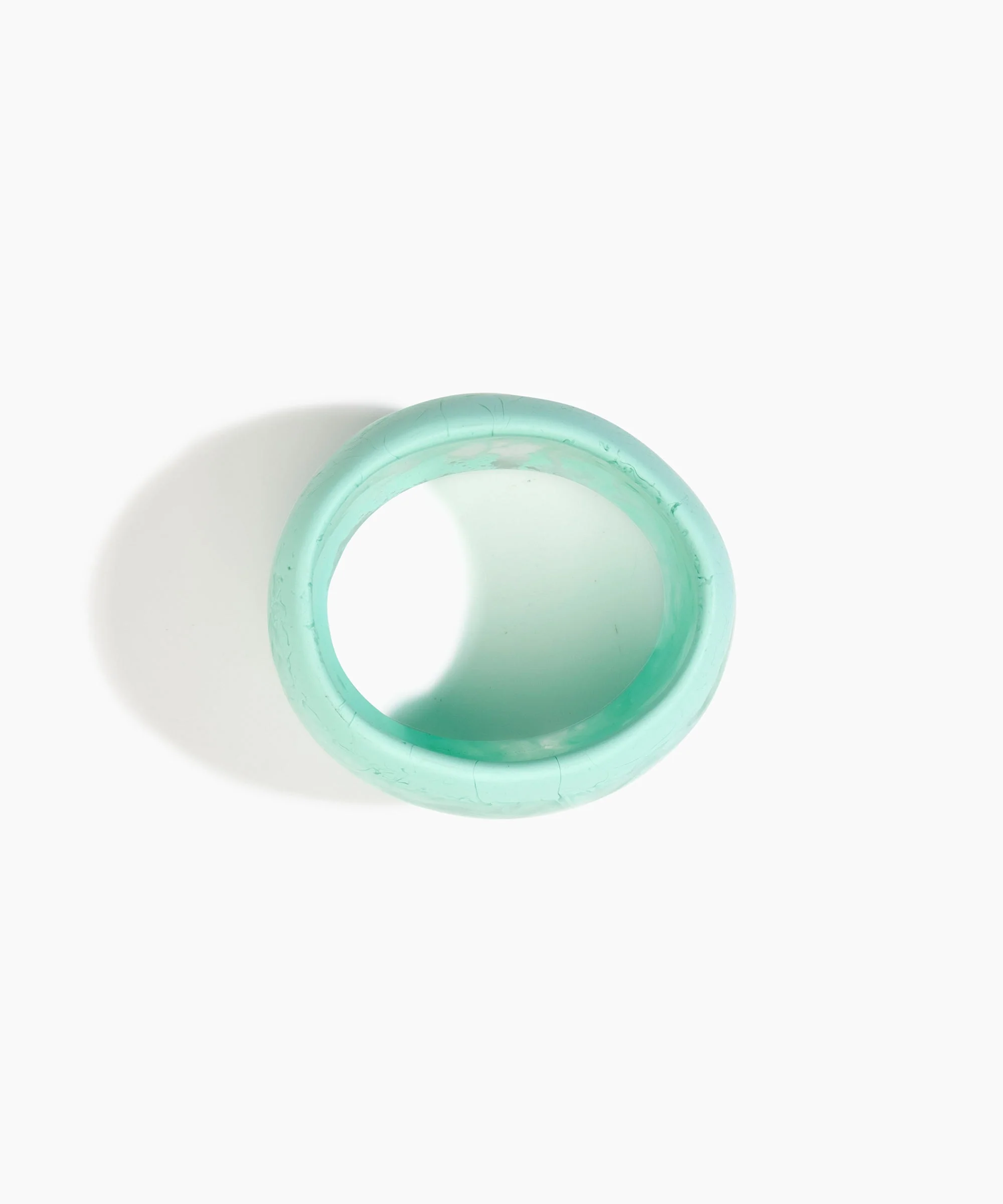 Large Organic Oval Bangle - Image 12