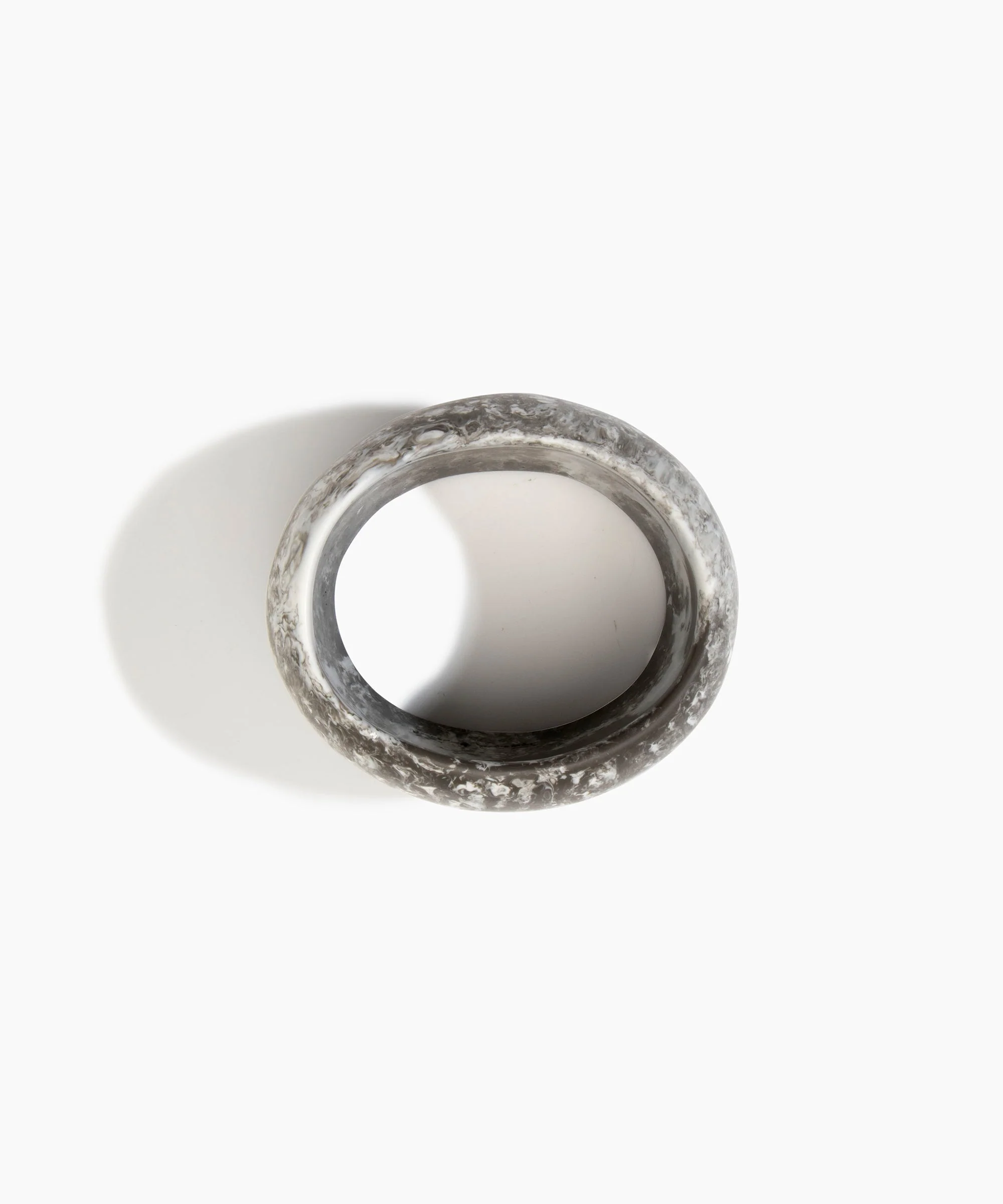 Large Organic Oval Bangle - Image 14