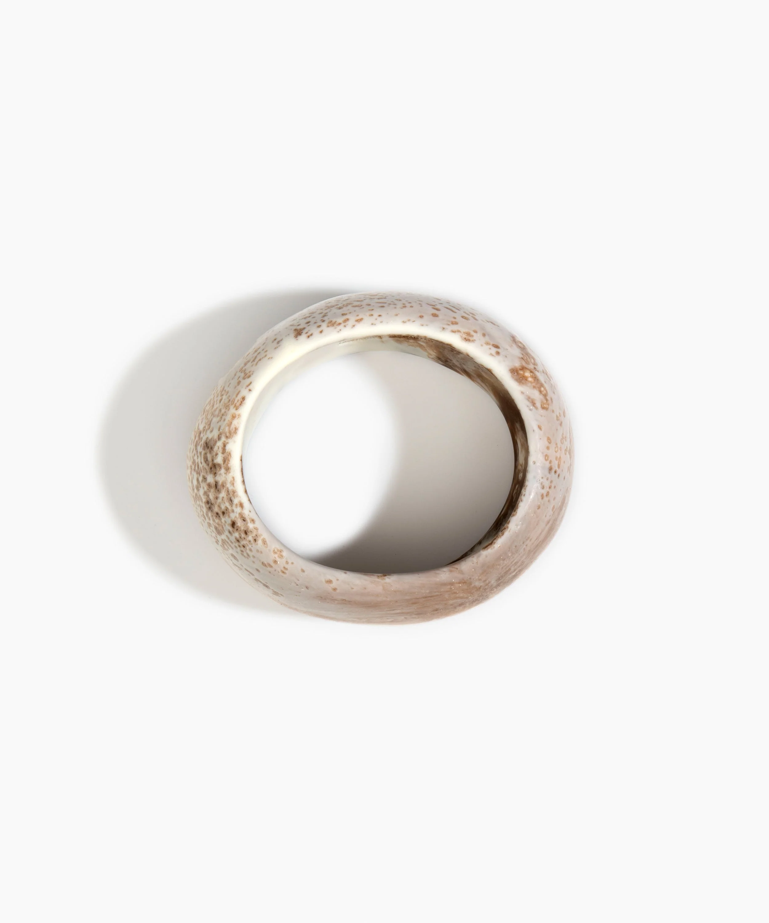 Large Organic Oval Bangle - Image 20