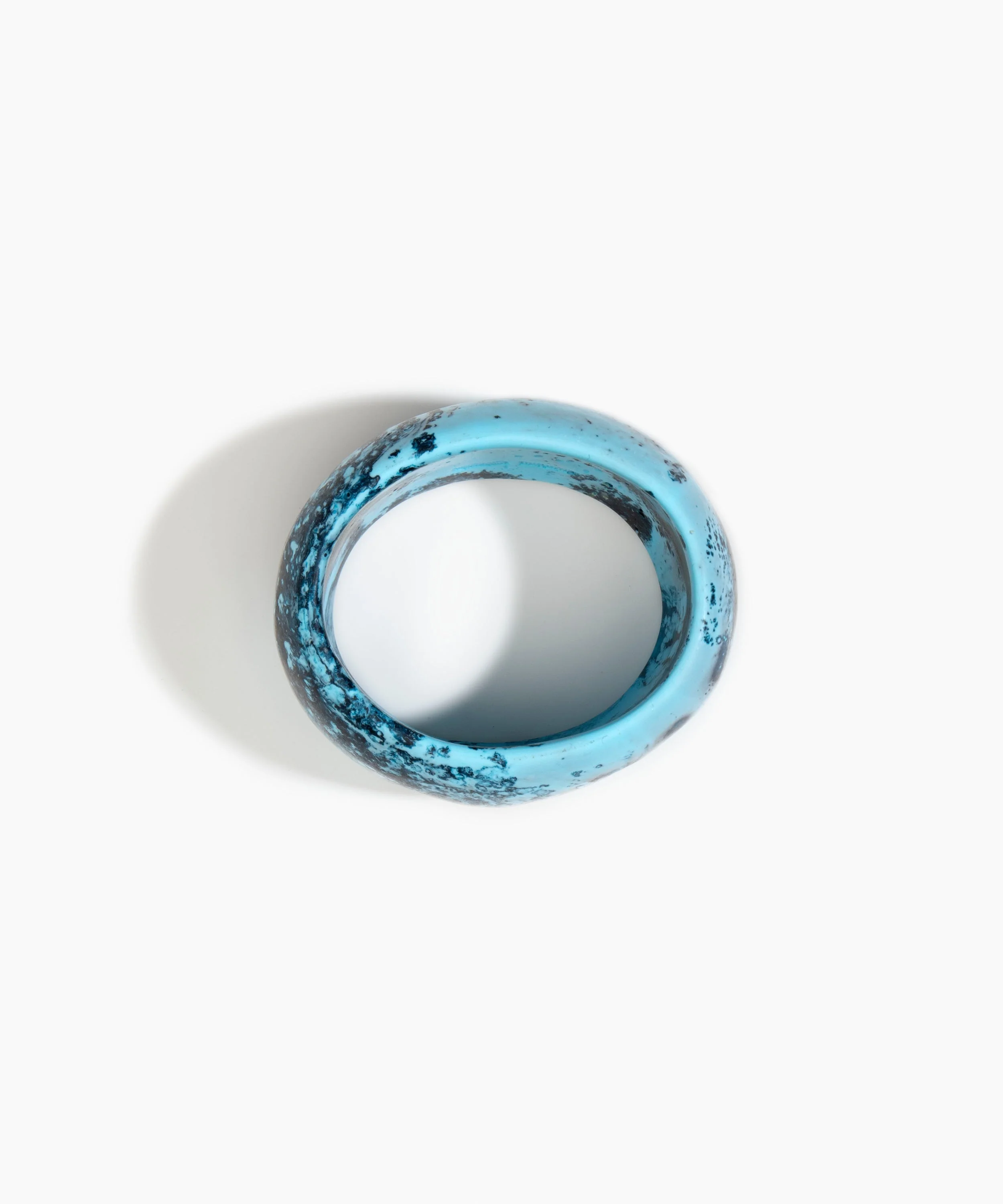 Large Organic Oval Bangle - Image 30