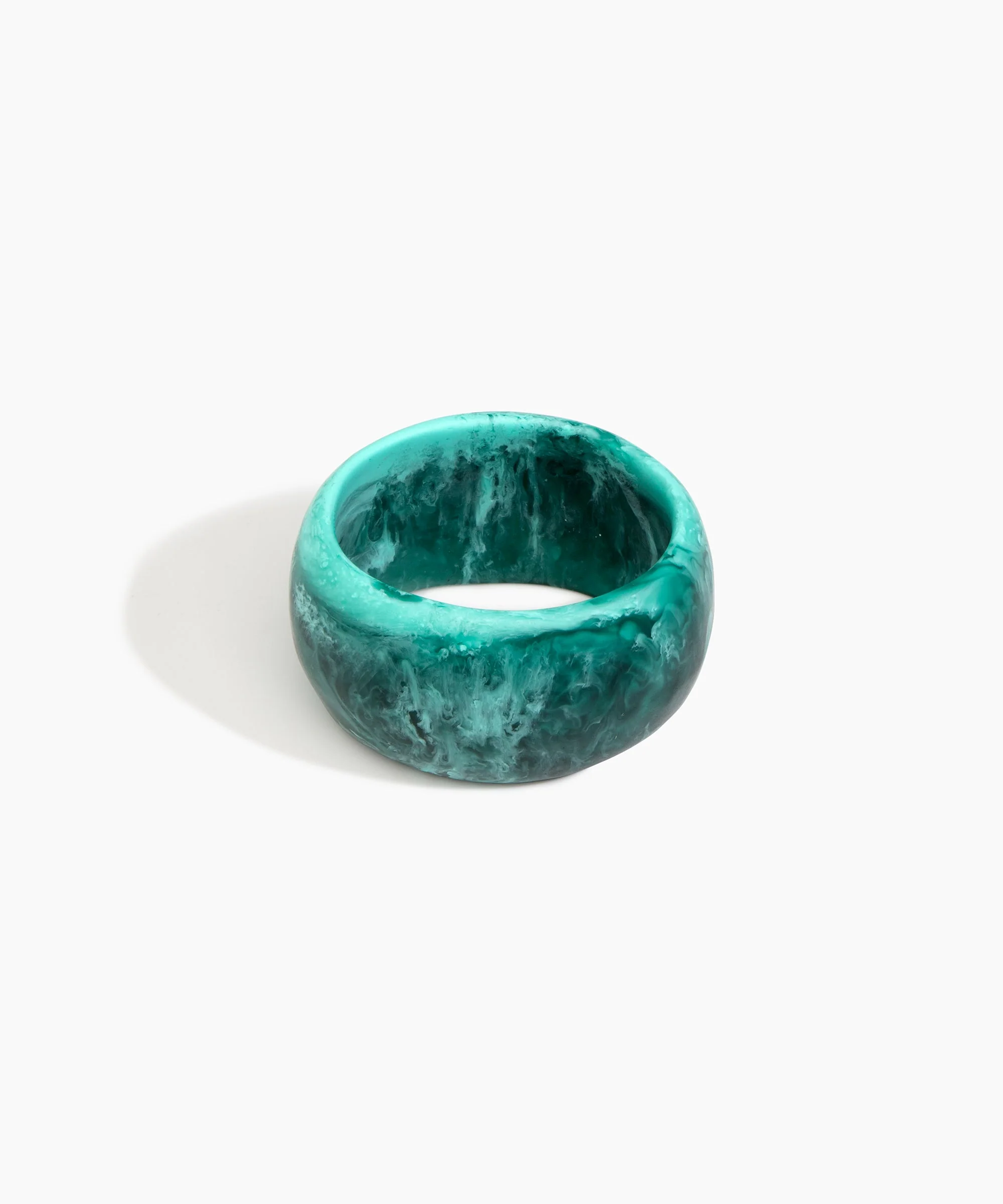 Large Organic Oval Bangle - Image 9