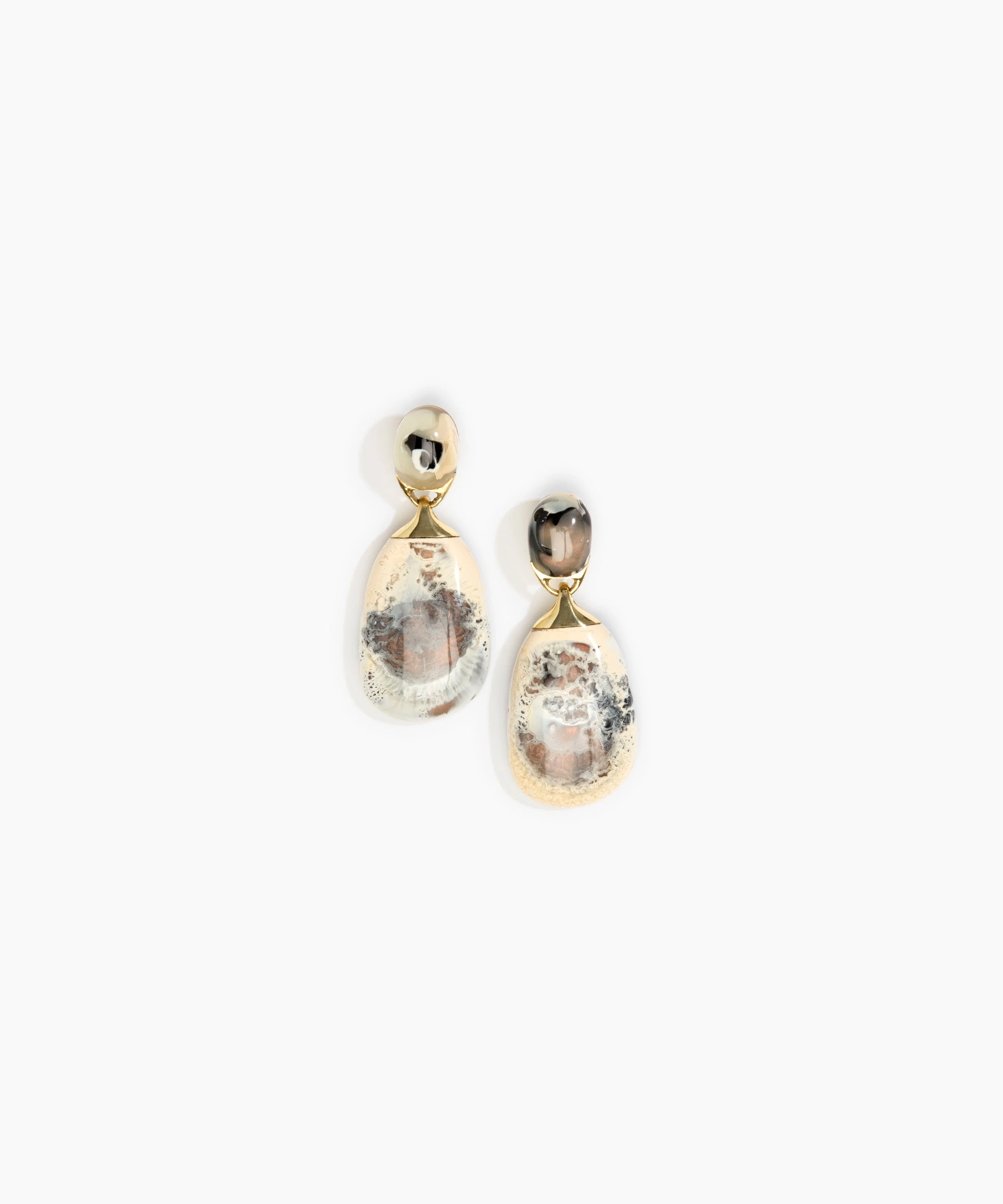 Large River Rock Earrings - Image 5