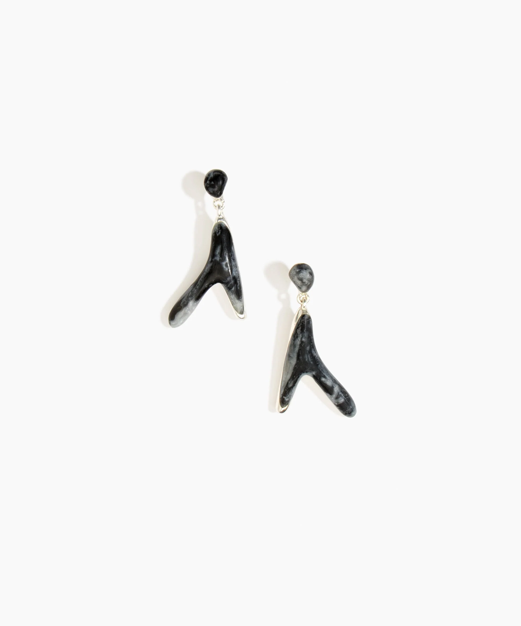 Large Wishbone Earrings - Image 3
