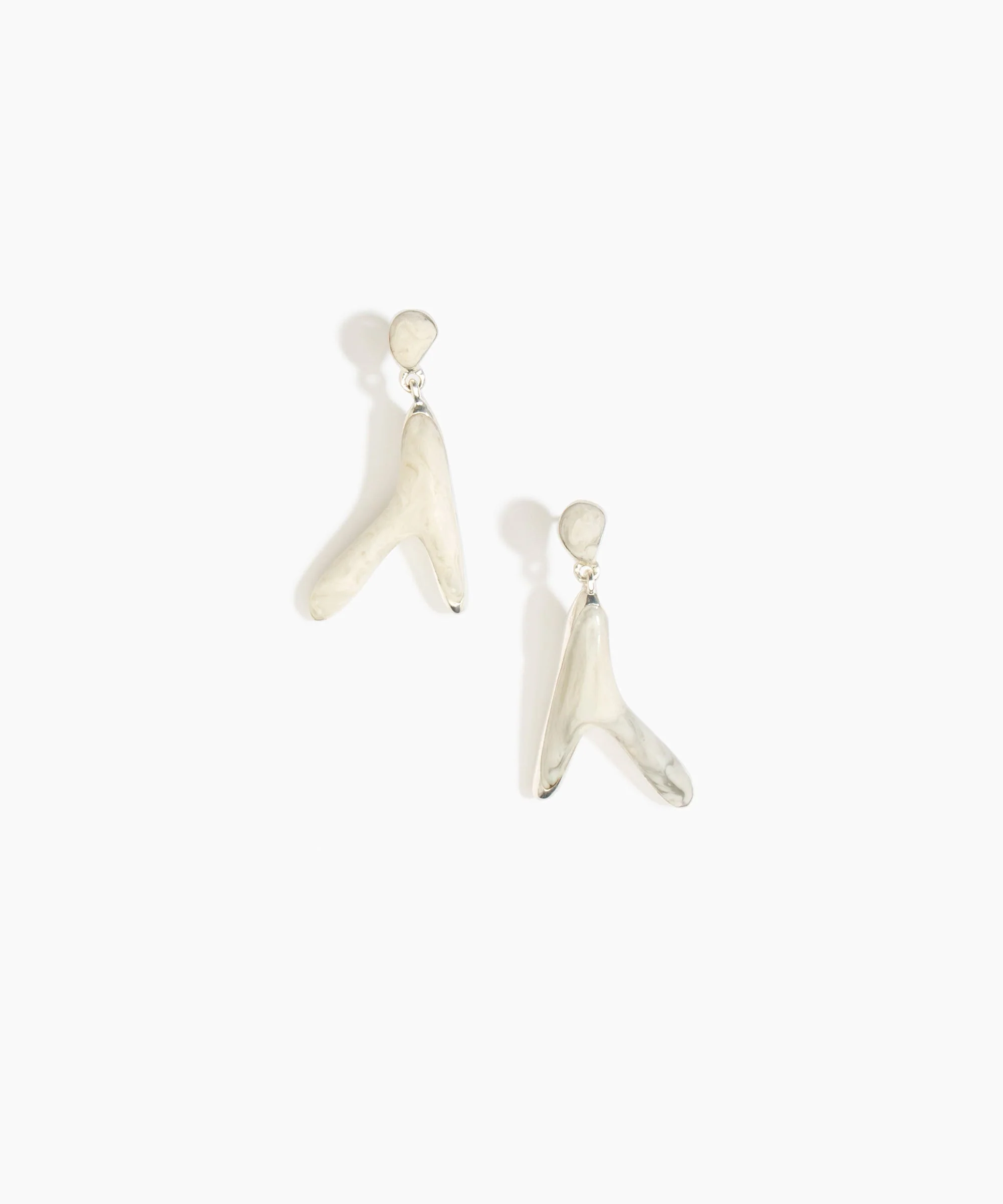 Large Wishbone Earrings - Image 4