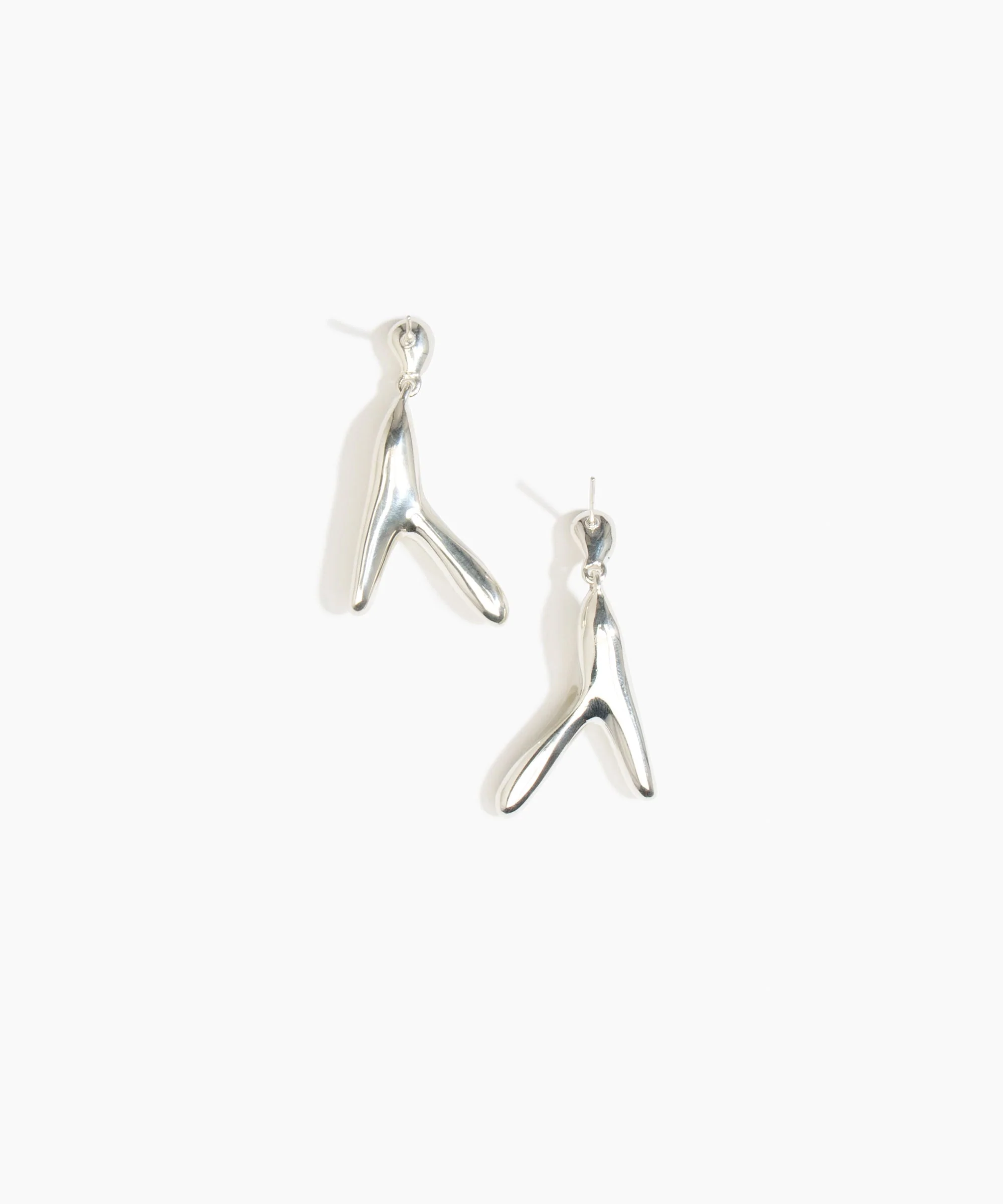 Large Wishbone Earrings - Image 5