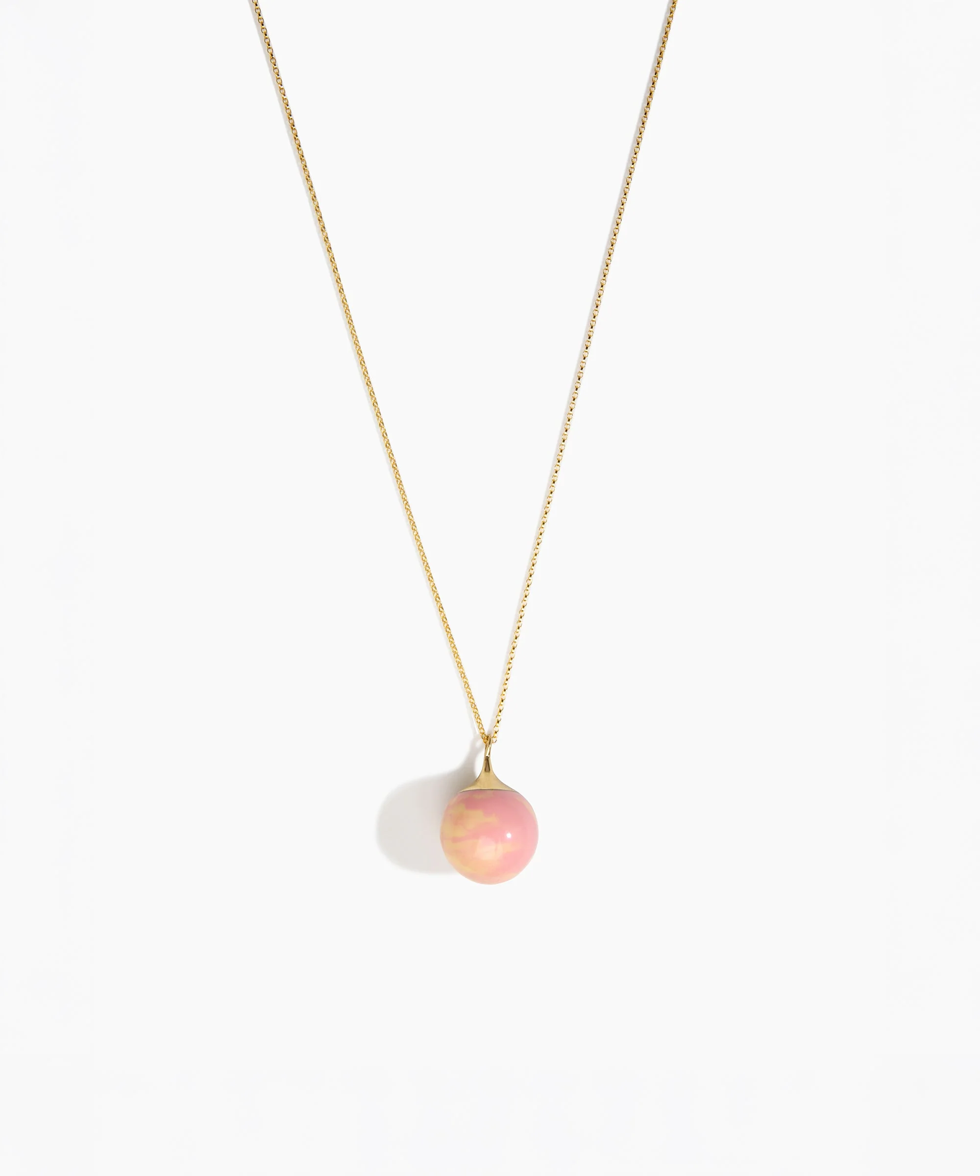 Long Full Moon Chain Pendant - Image 4