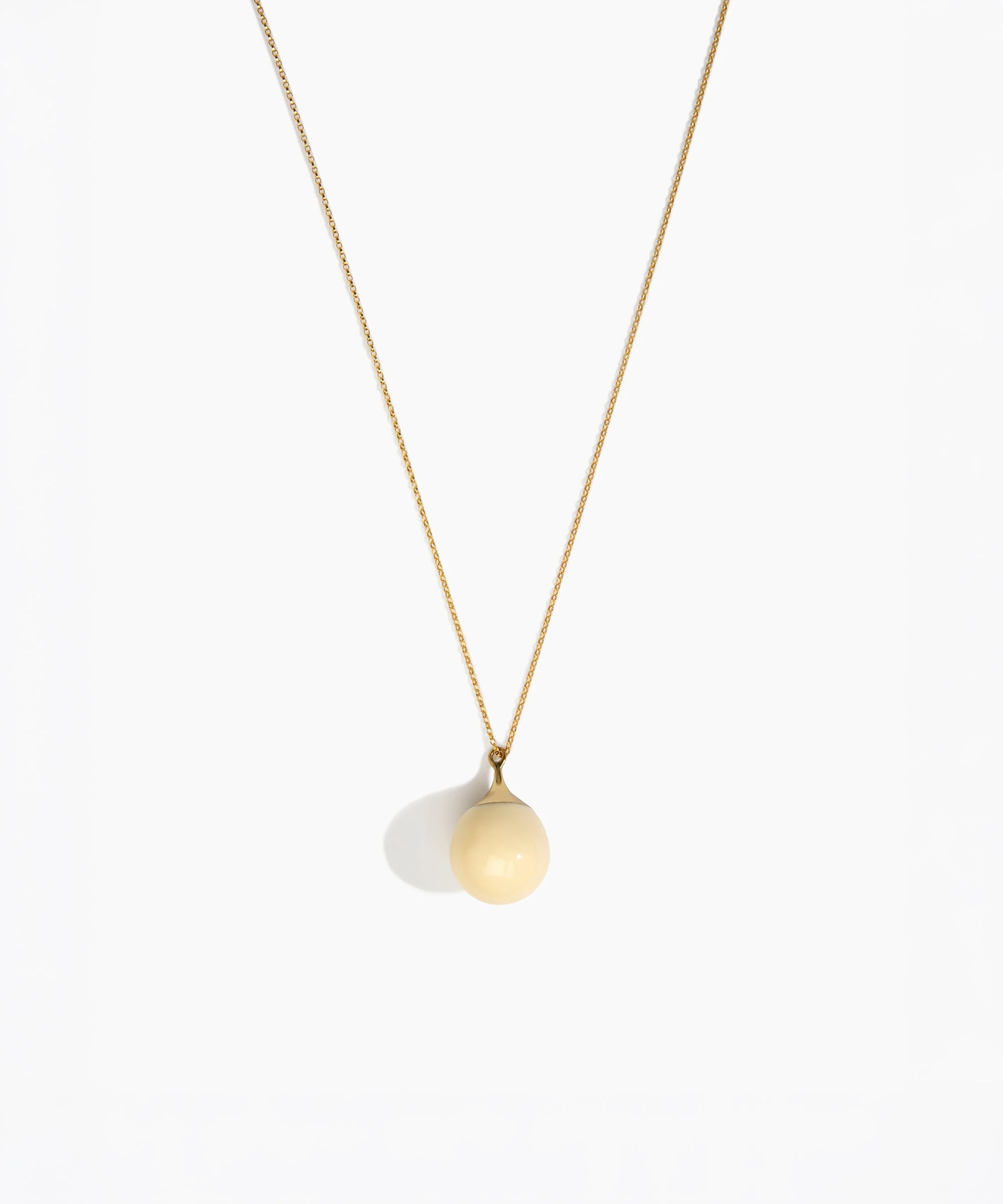 Long Full Moon Chain Pendant - Image 6