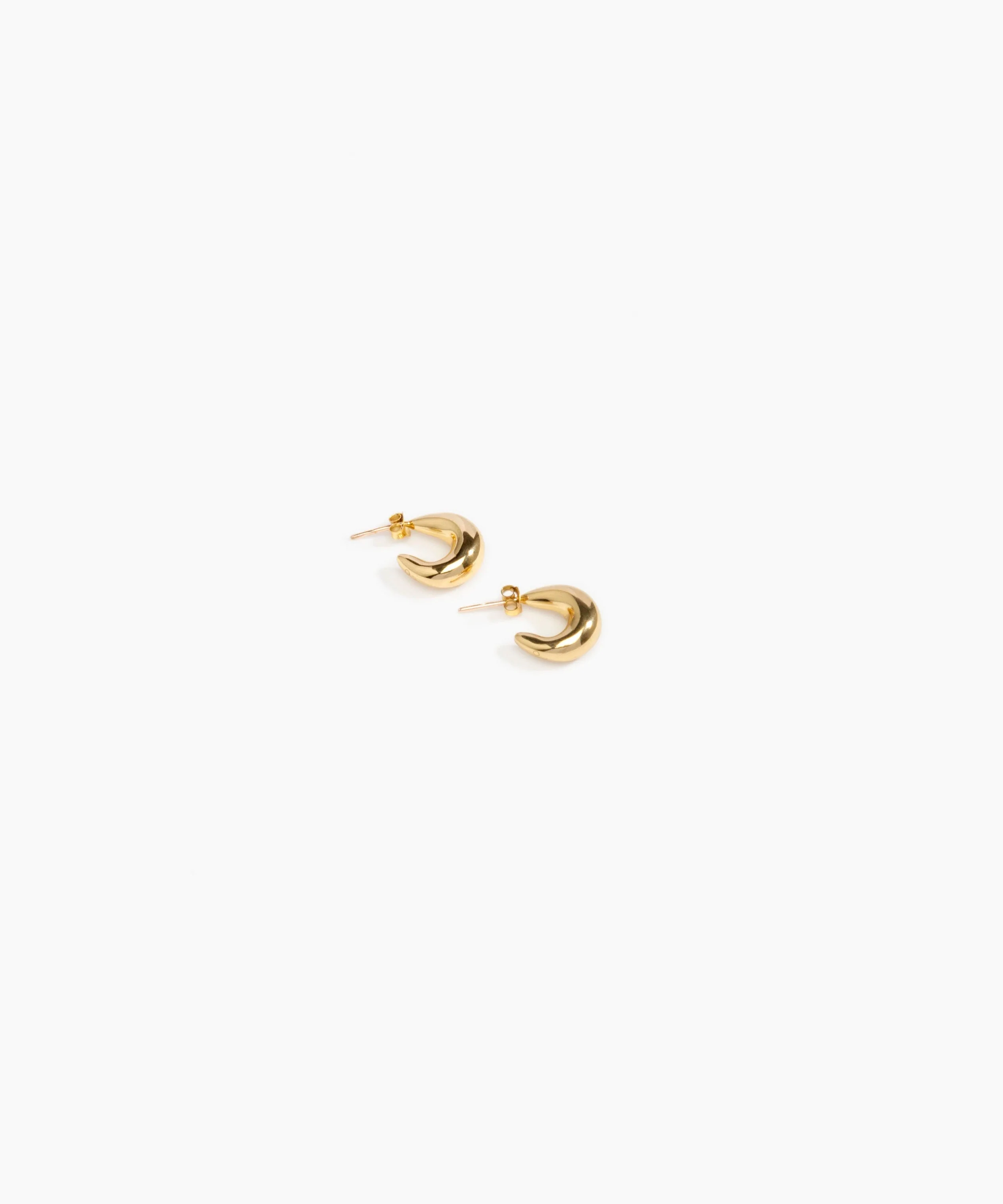 Medium Liquid Loop Earrings - Image 2
