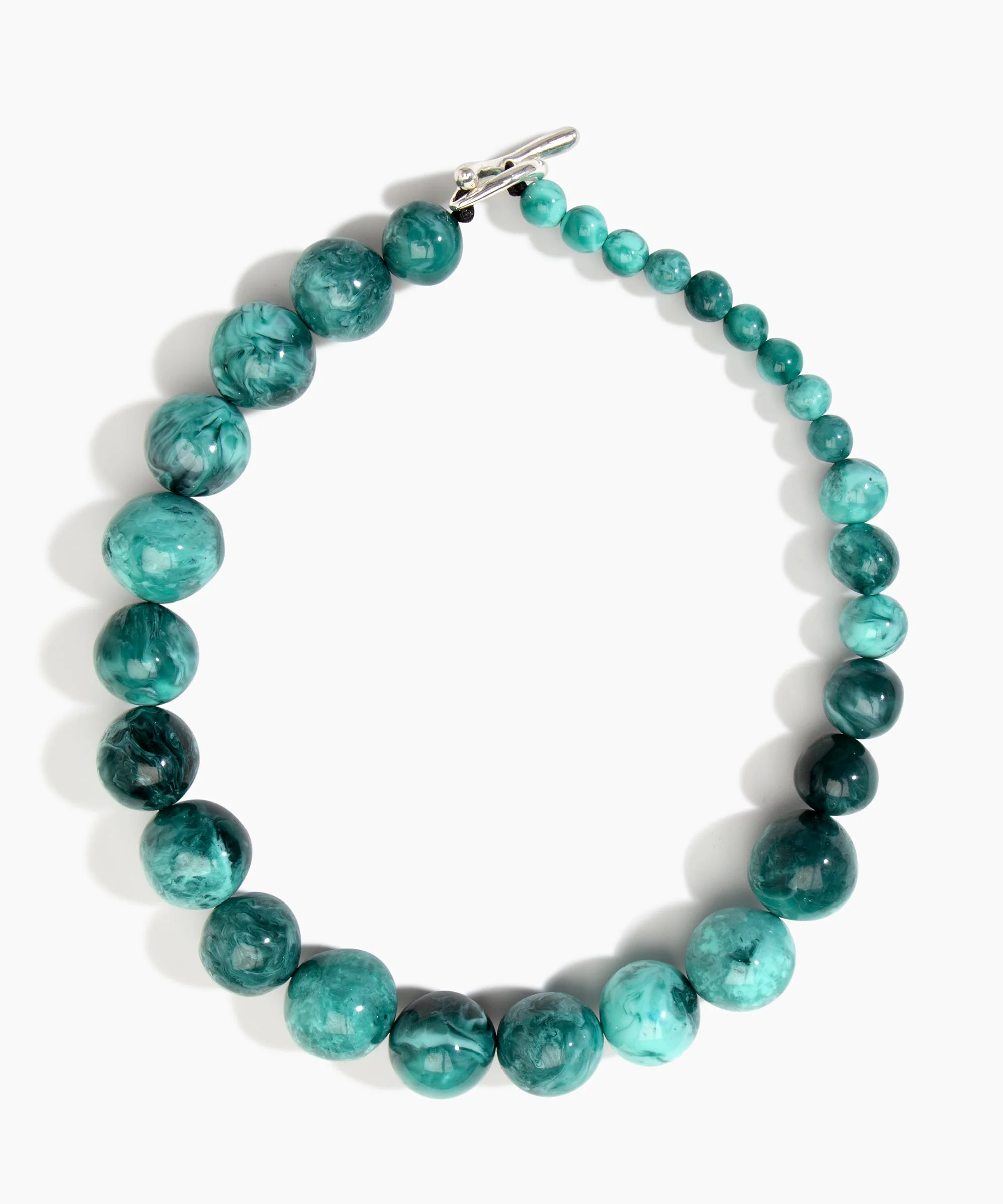 Polished Organic Ball Necklace - Image 3