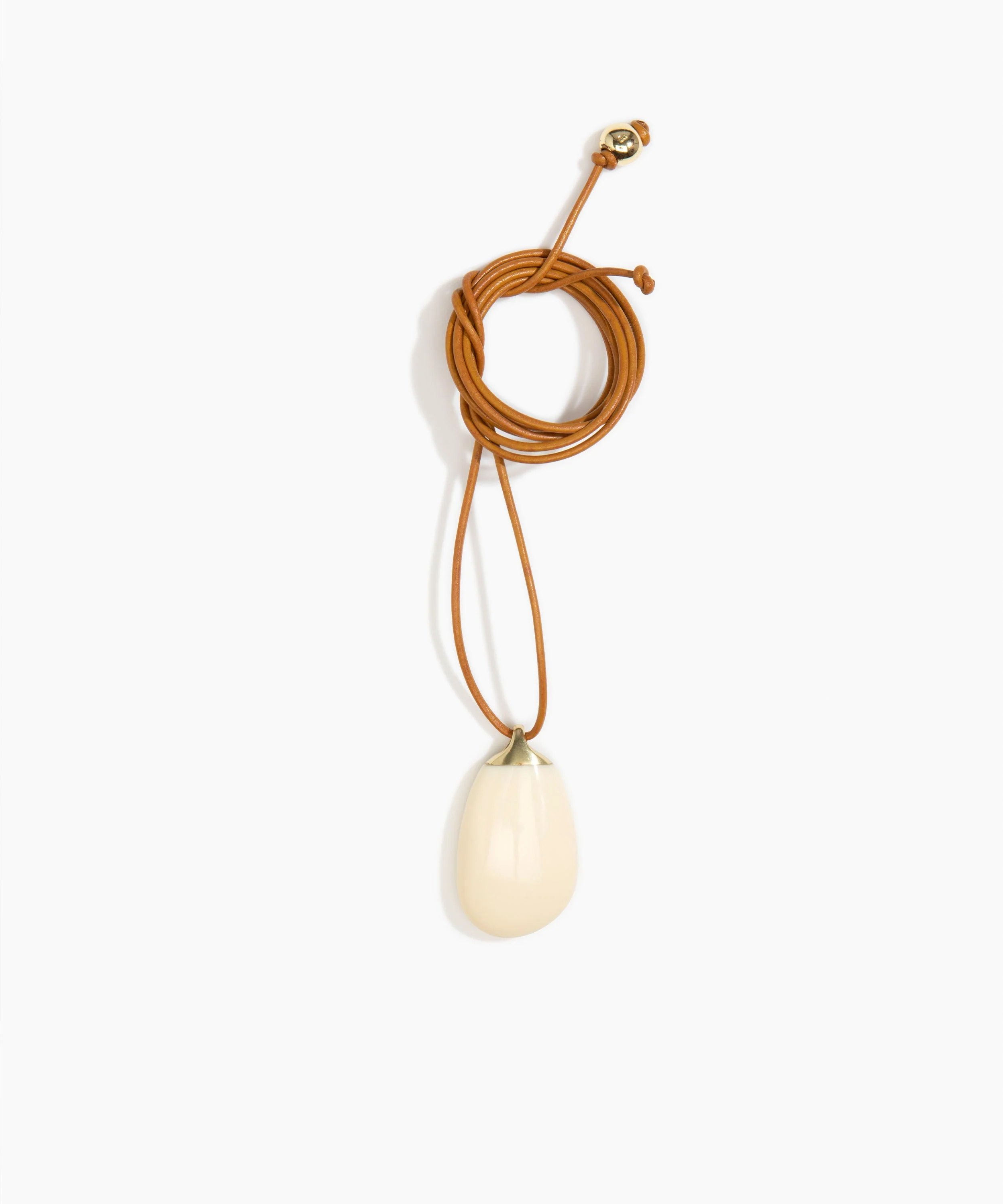 River Rock Pendant on Leather - Image 7