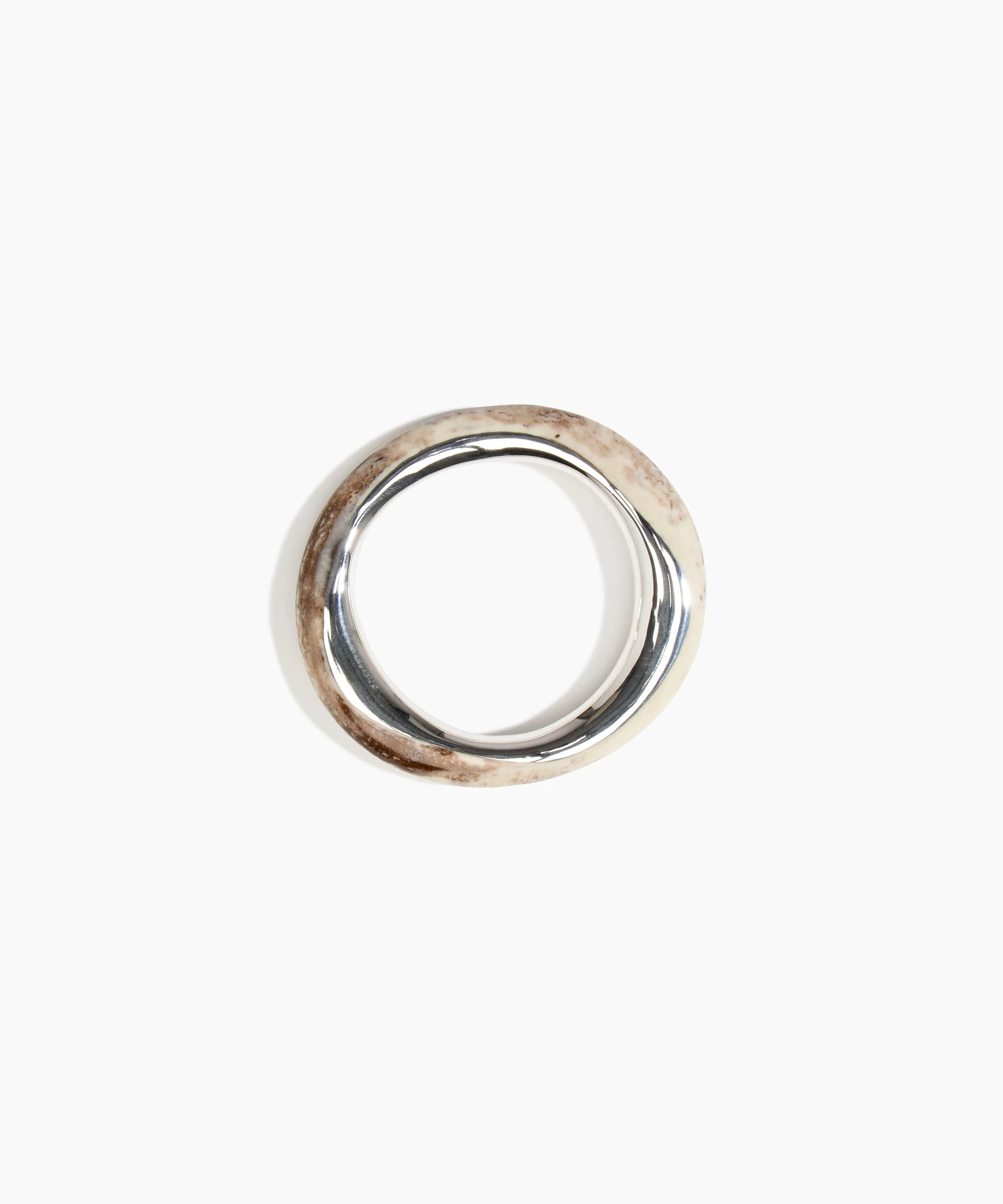 Rock Duo Wishbone Bangle - Image 8