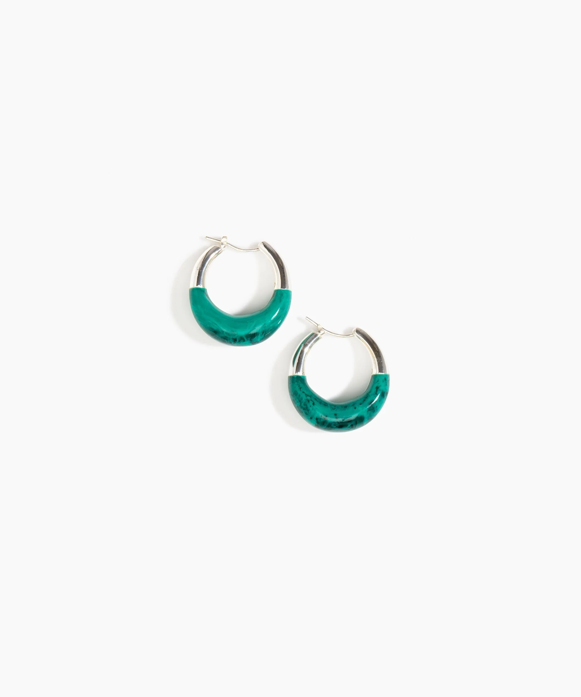 Small Horn Hoop Earrings - Image 10