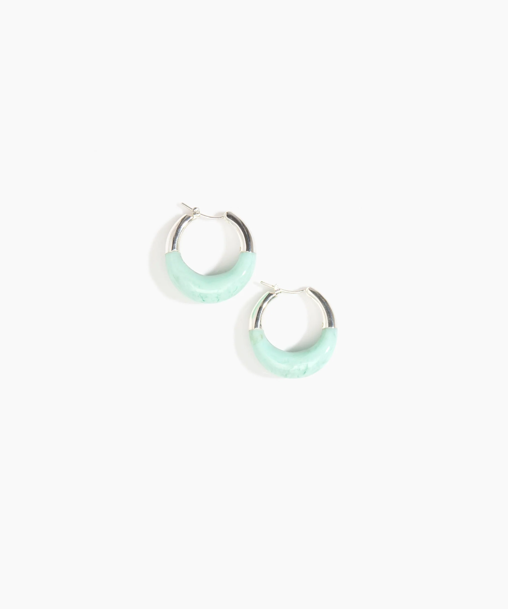 Small Horn Hoop Earrings - Image 11