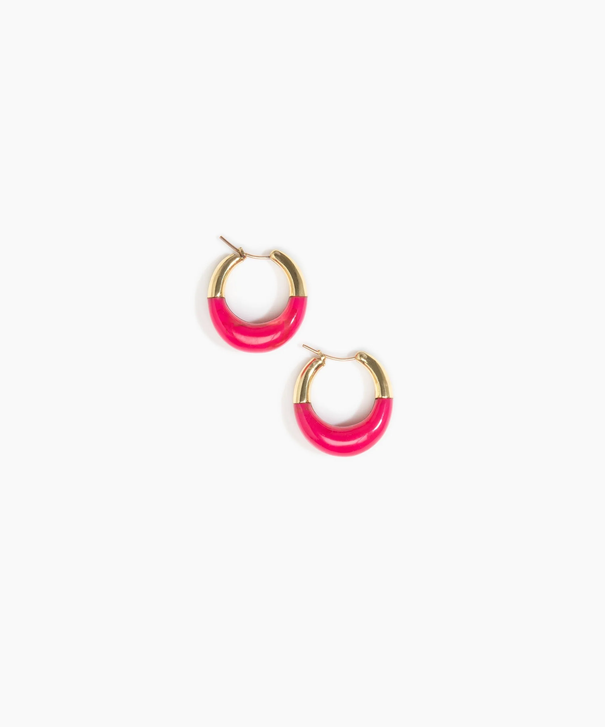 Small Horn Hoop Earrings - Image 15
