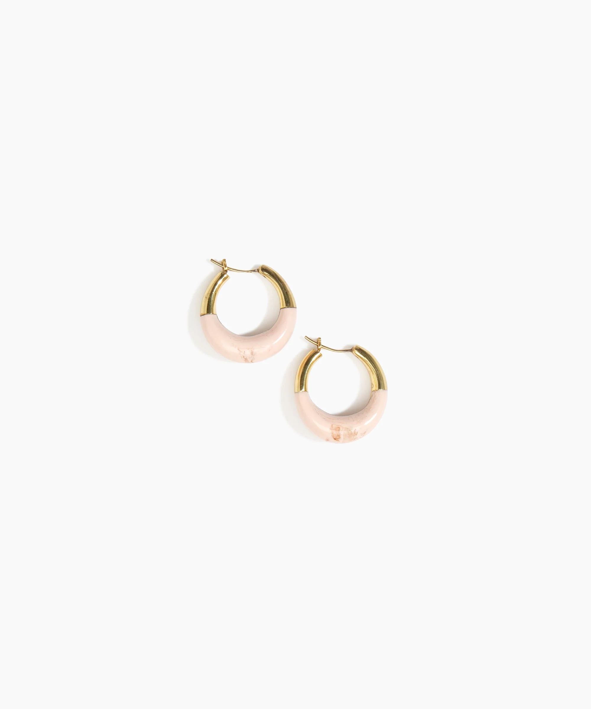 Small Horn Hoop Earrings - Image 7