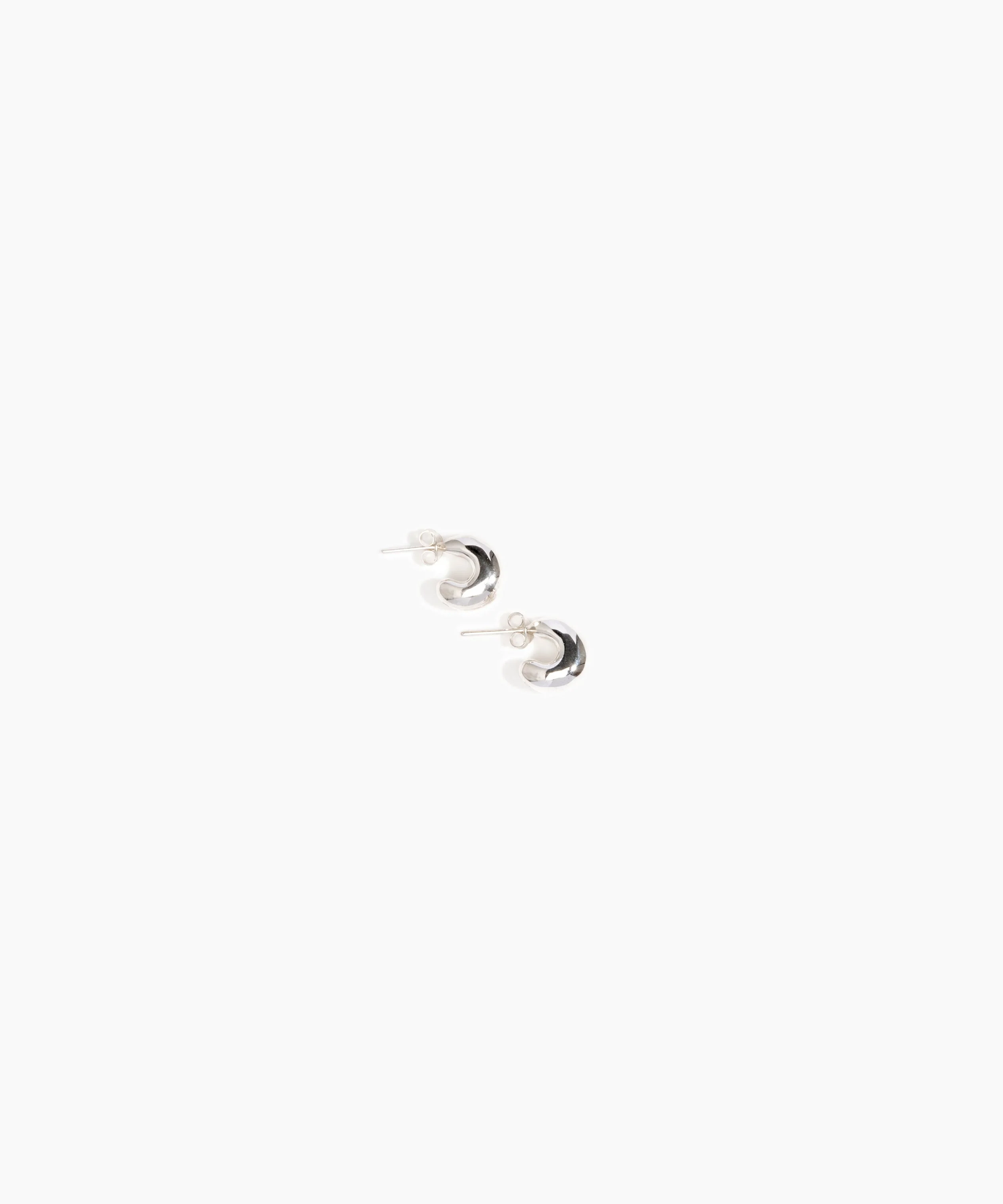 Small Liquid Loop Earrings - Image 3