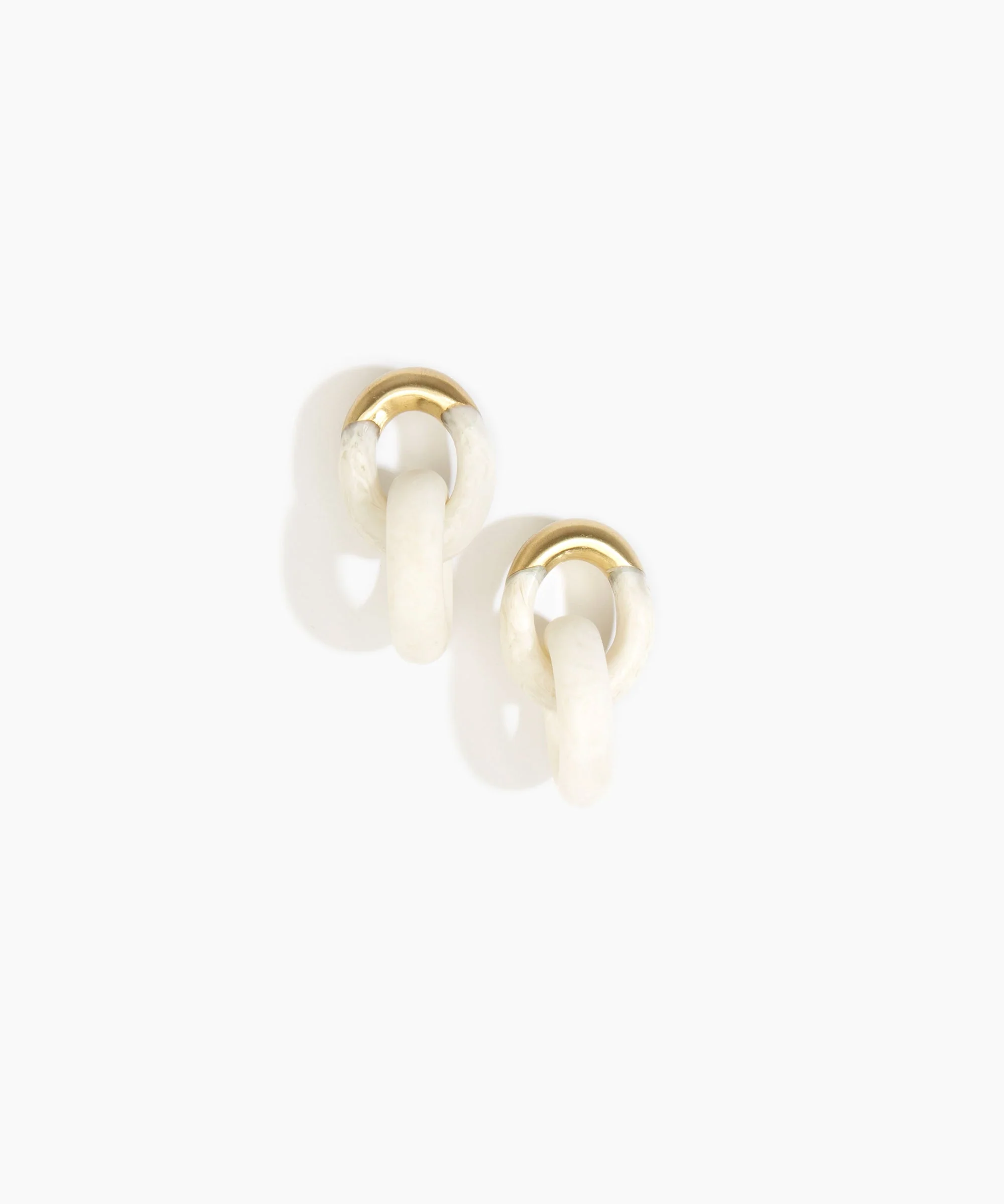 Small Rock Chain Earrings - Image 3