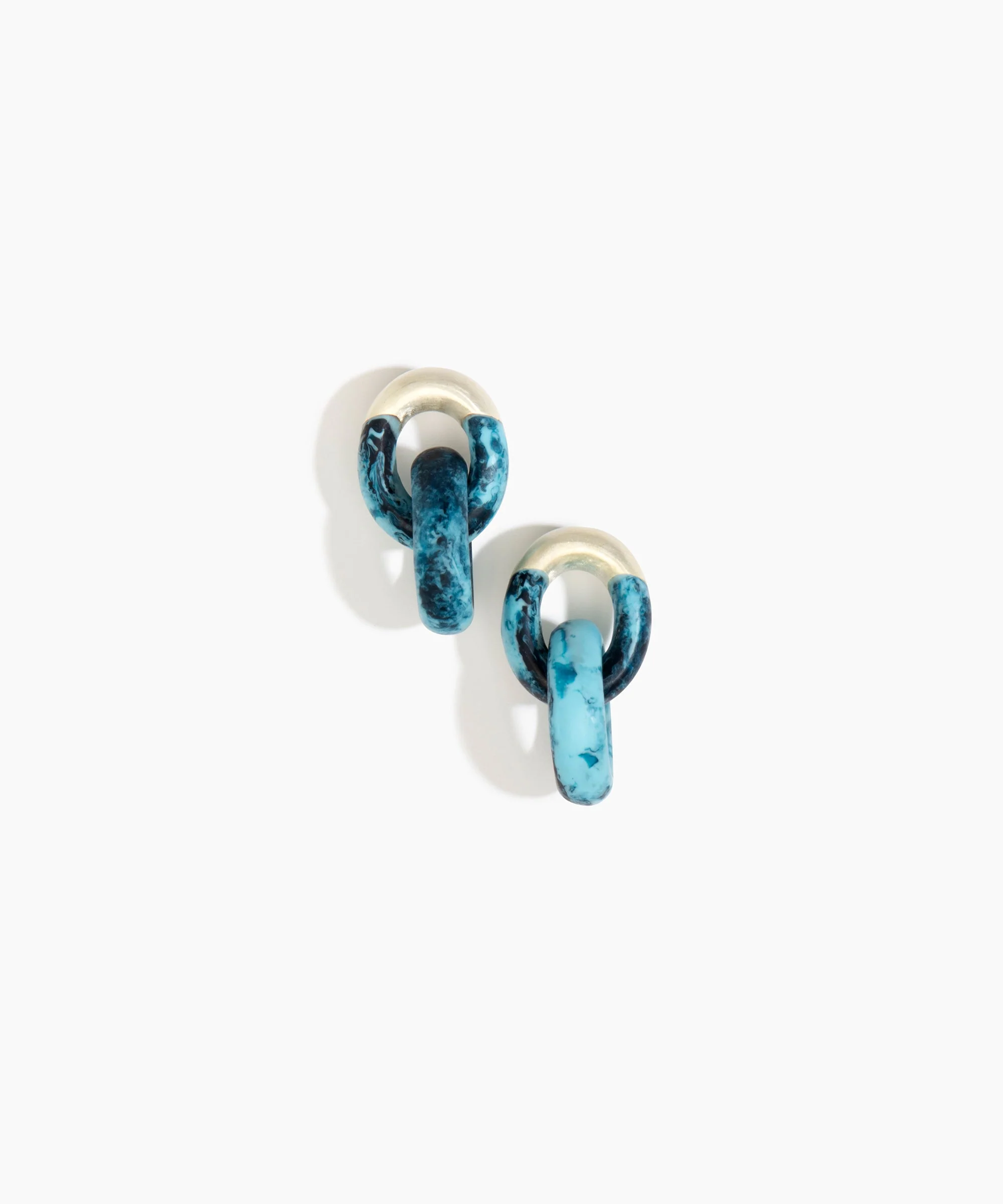 Small Rock Chain Earrings - Image 7