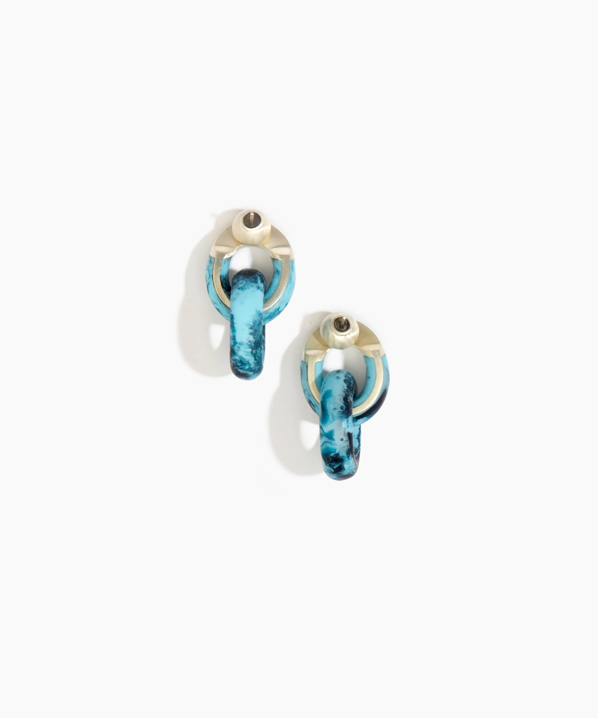 Small Rock Chain Earrings - Image 8