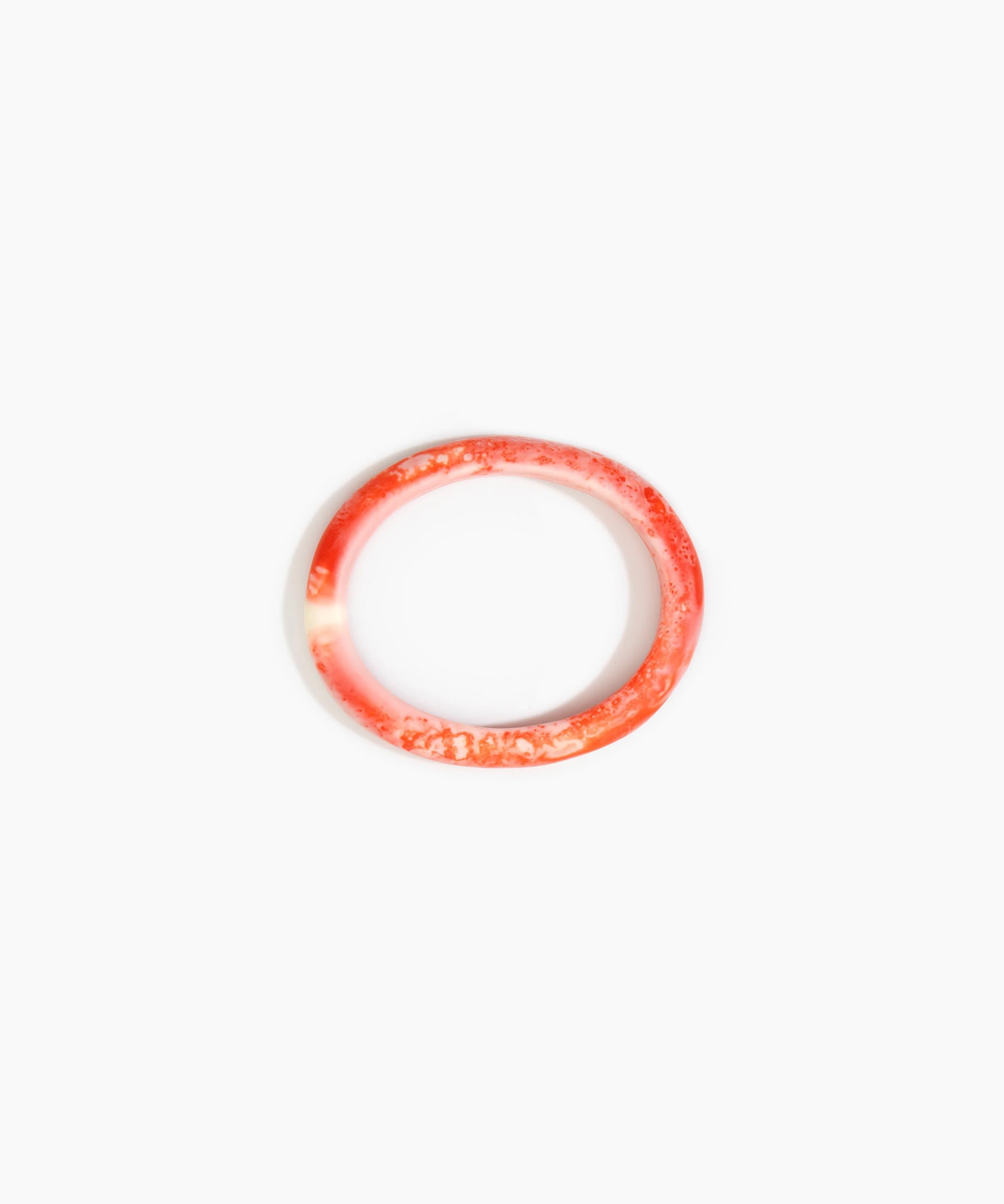 Small Organic Oval Bangle - Image 10