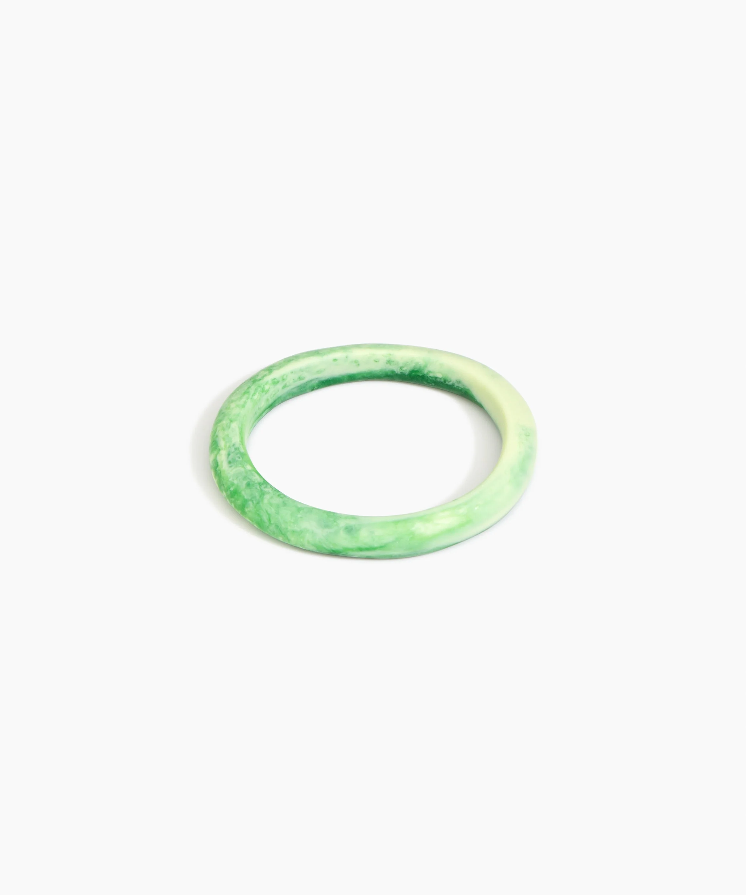 Small Organic Oval Bangle - Image 13