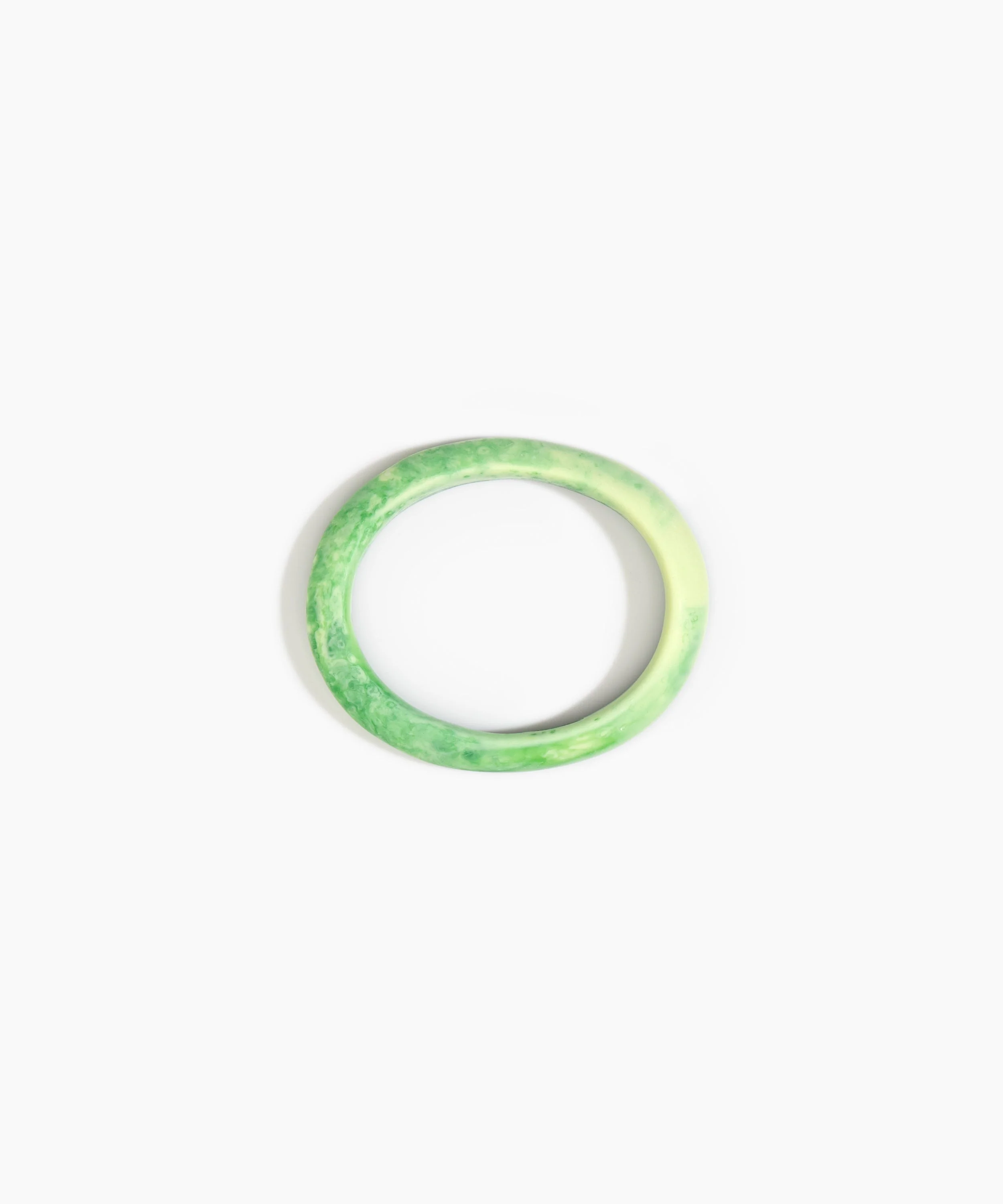 Small Organic Oval Bangle - Image 14