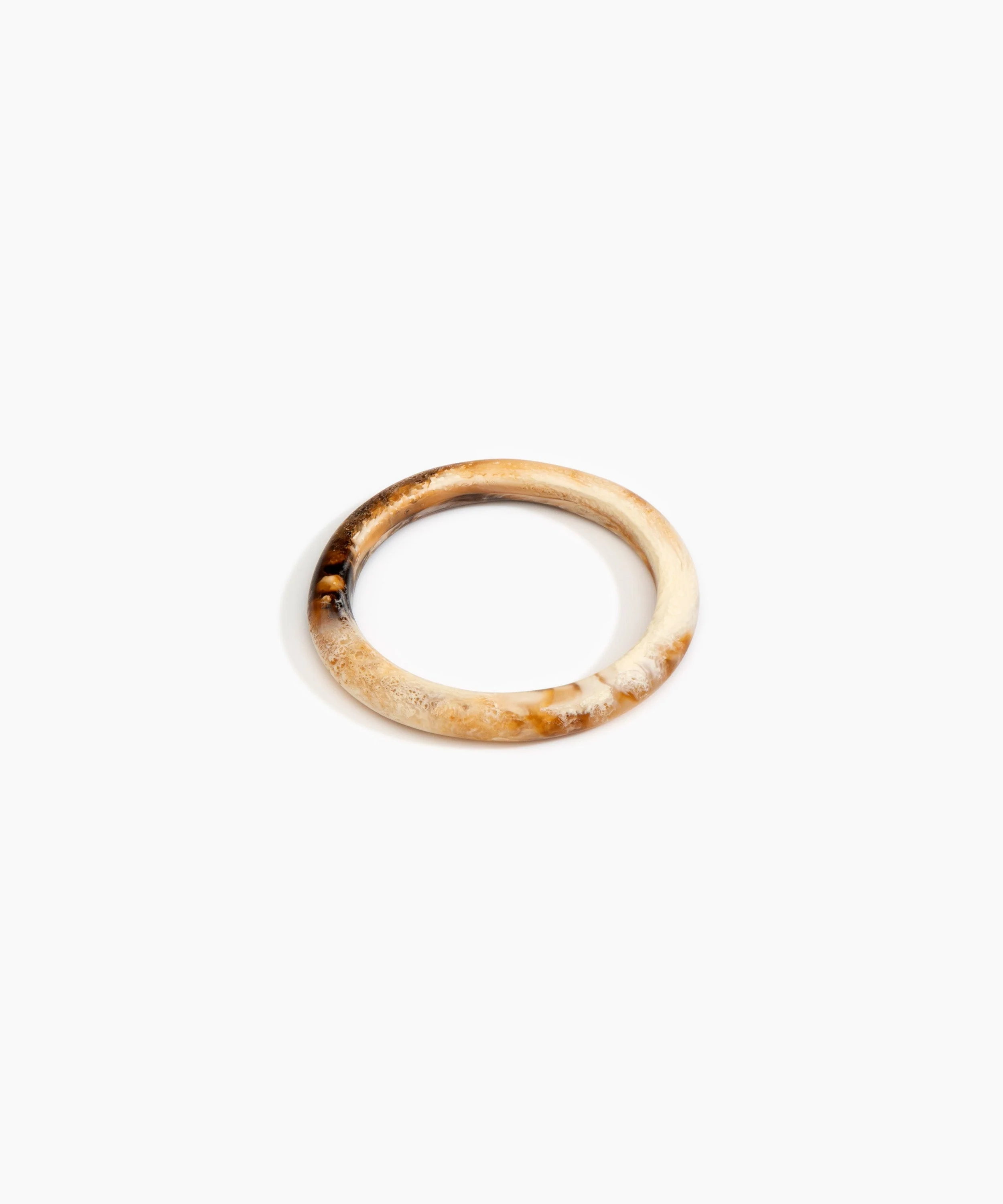 Small Organic Oval Bangle - Image 17