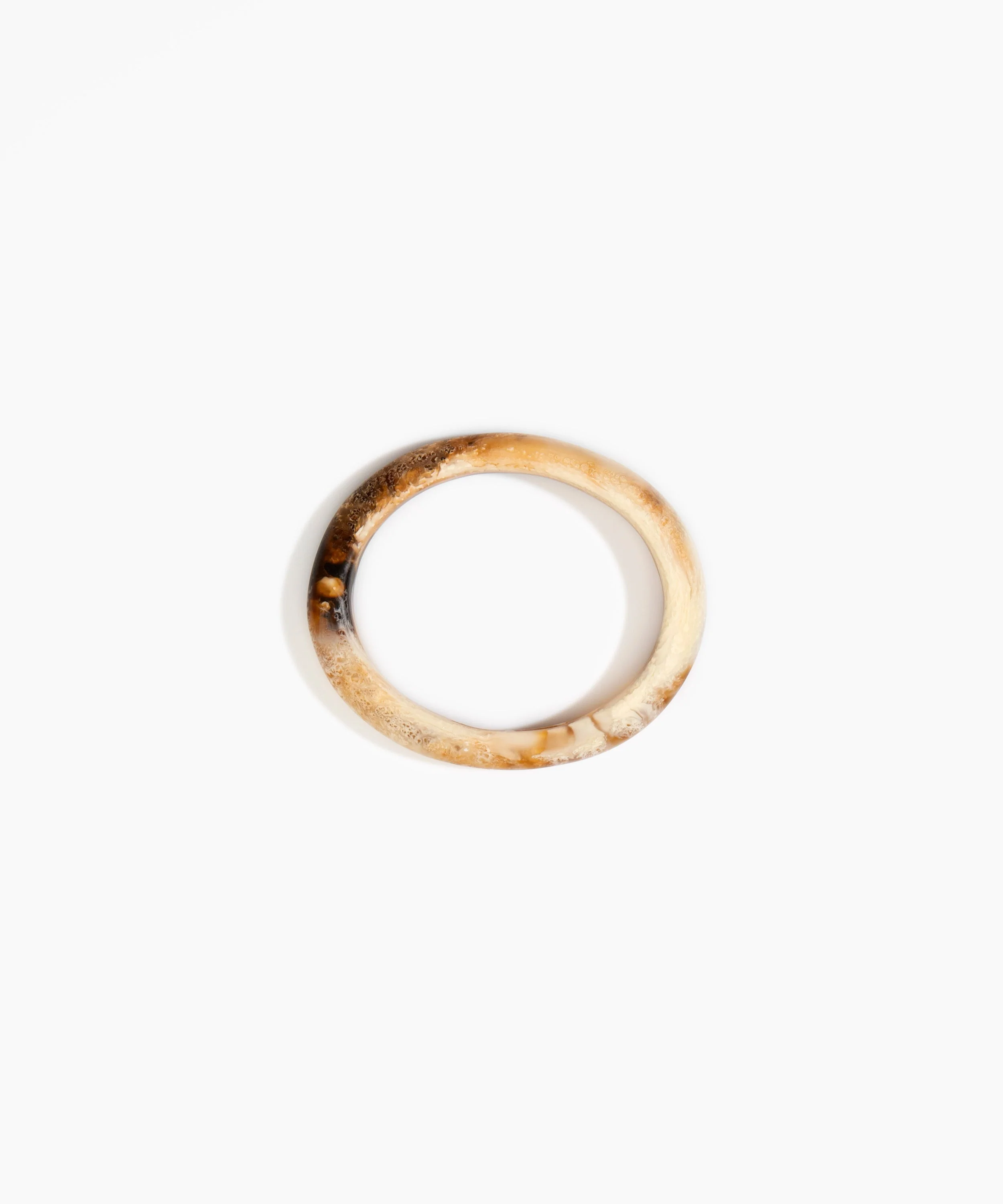 Small Organic Oval Bangle - Image 18