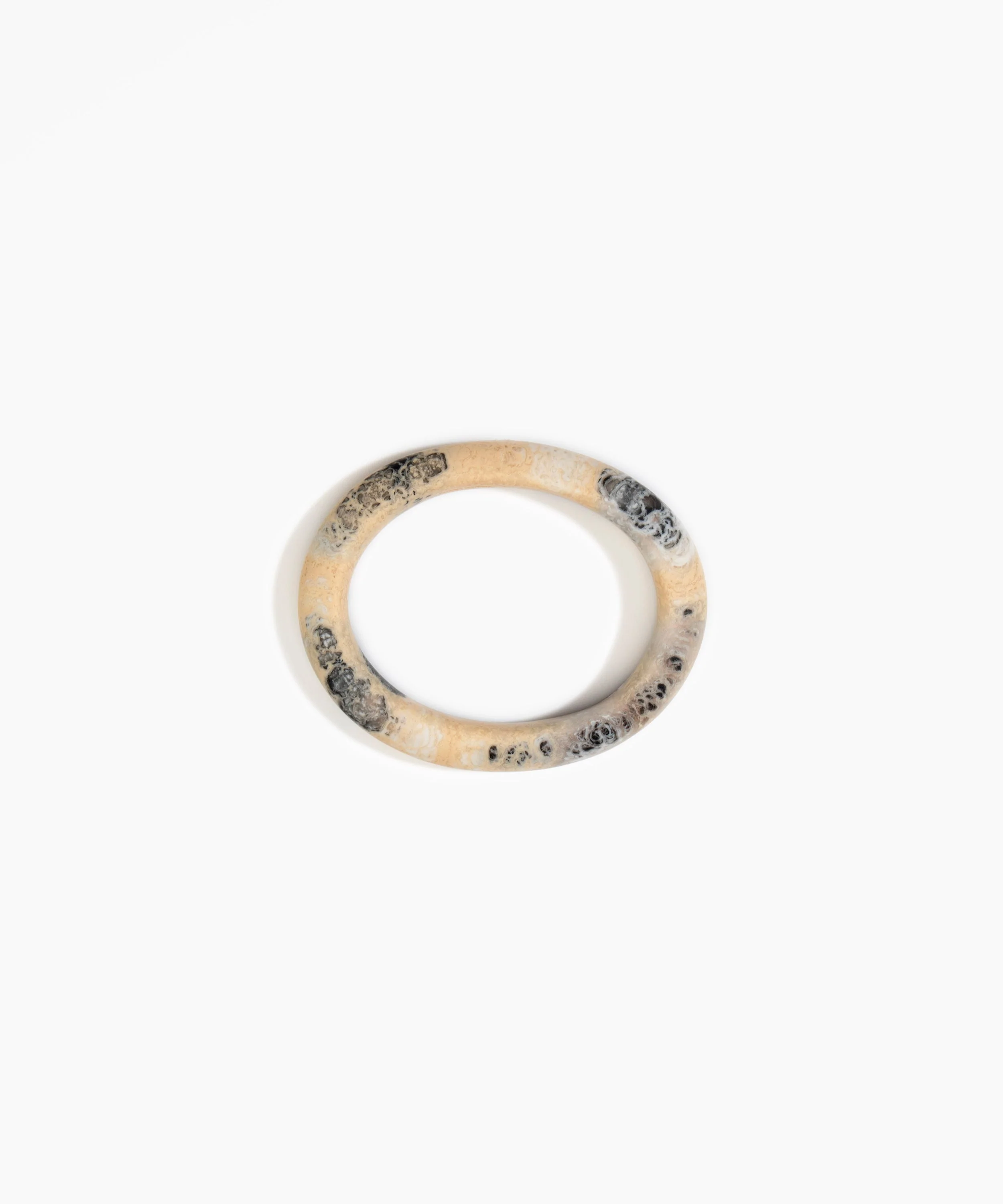 Small Organic Oval Bangle - Image 20