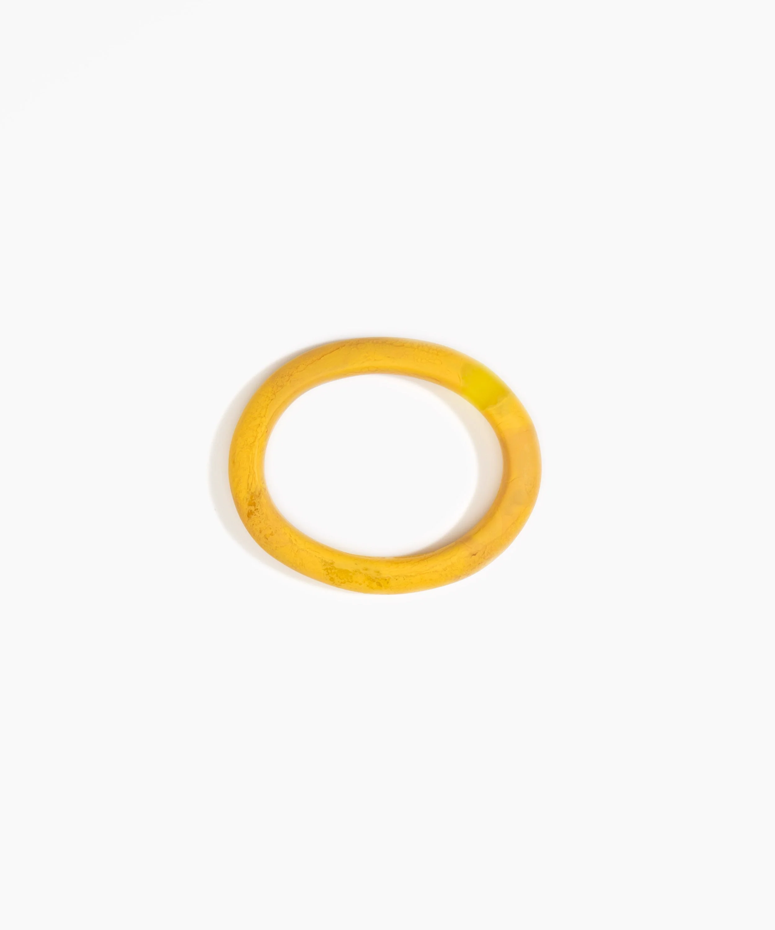 Small Organic Oval Bangle - Image 4