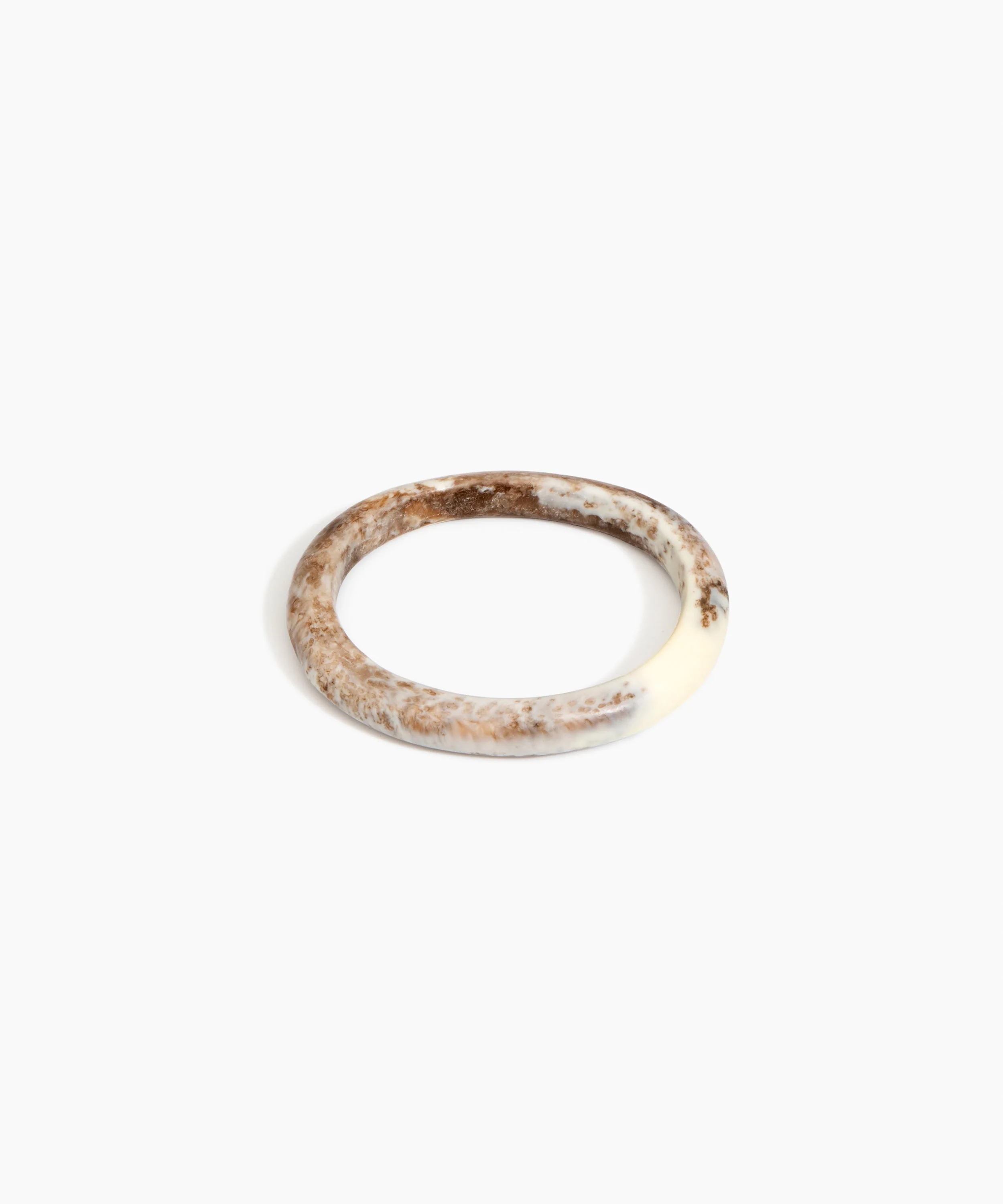 Small Organic Oval Bangle - Image 5
