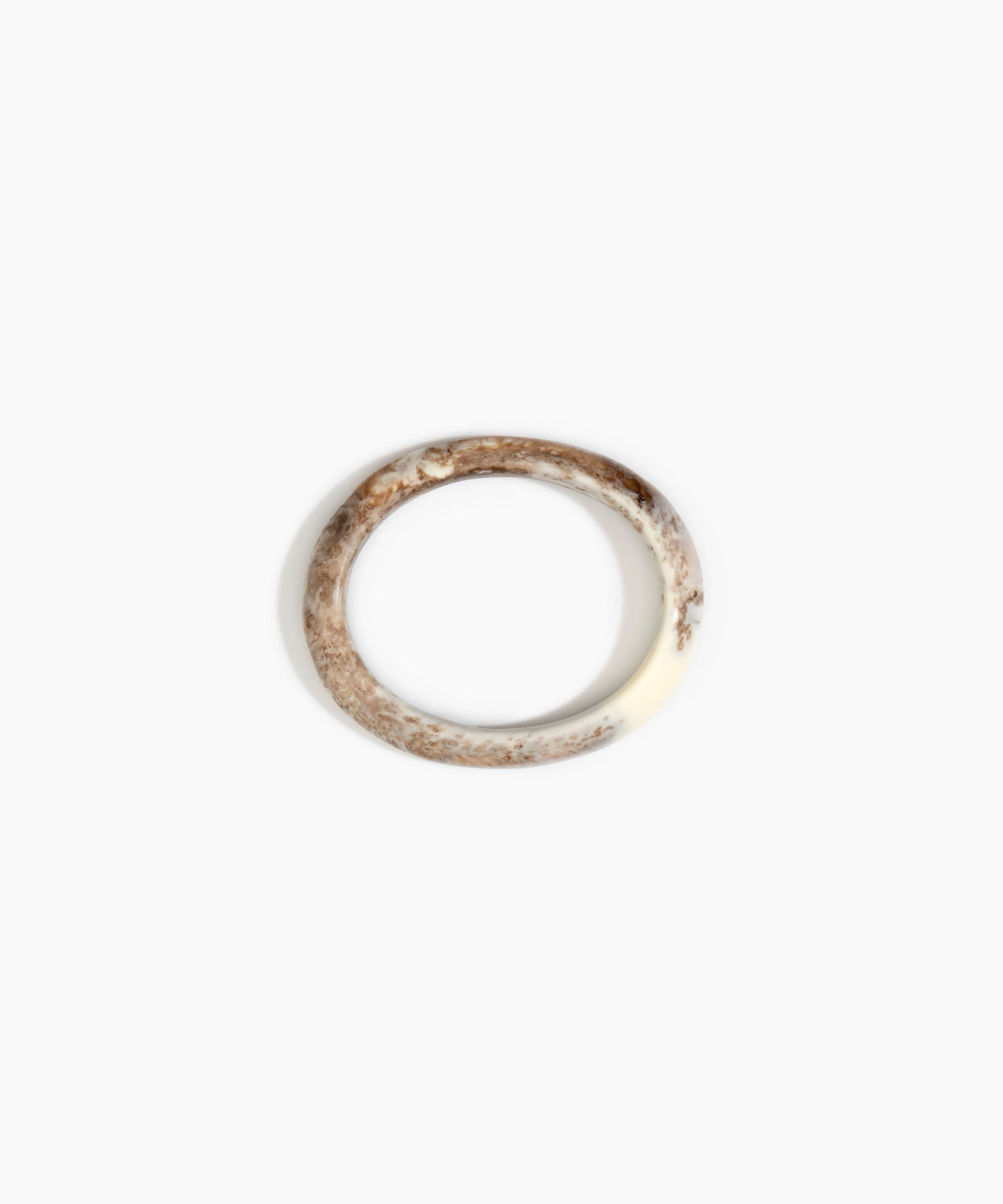 Small Organic Oval Bangle - Image 6