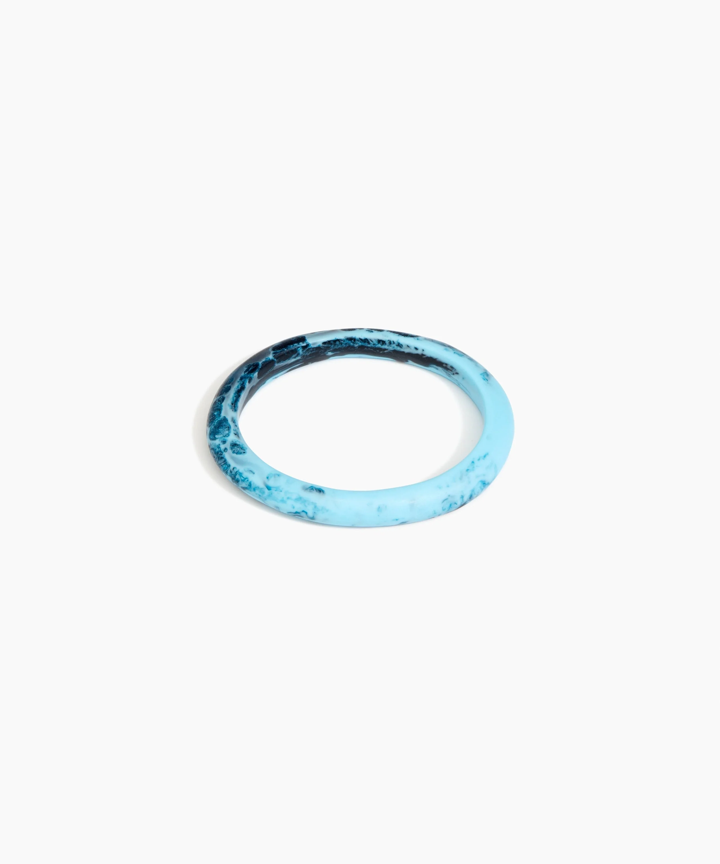Small Organic Oval Bangle - Image 7