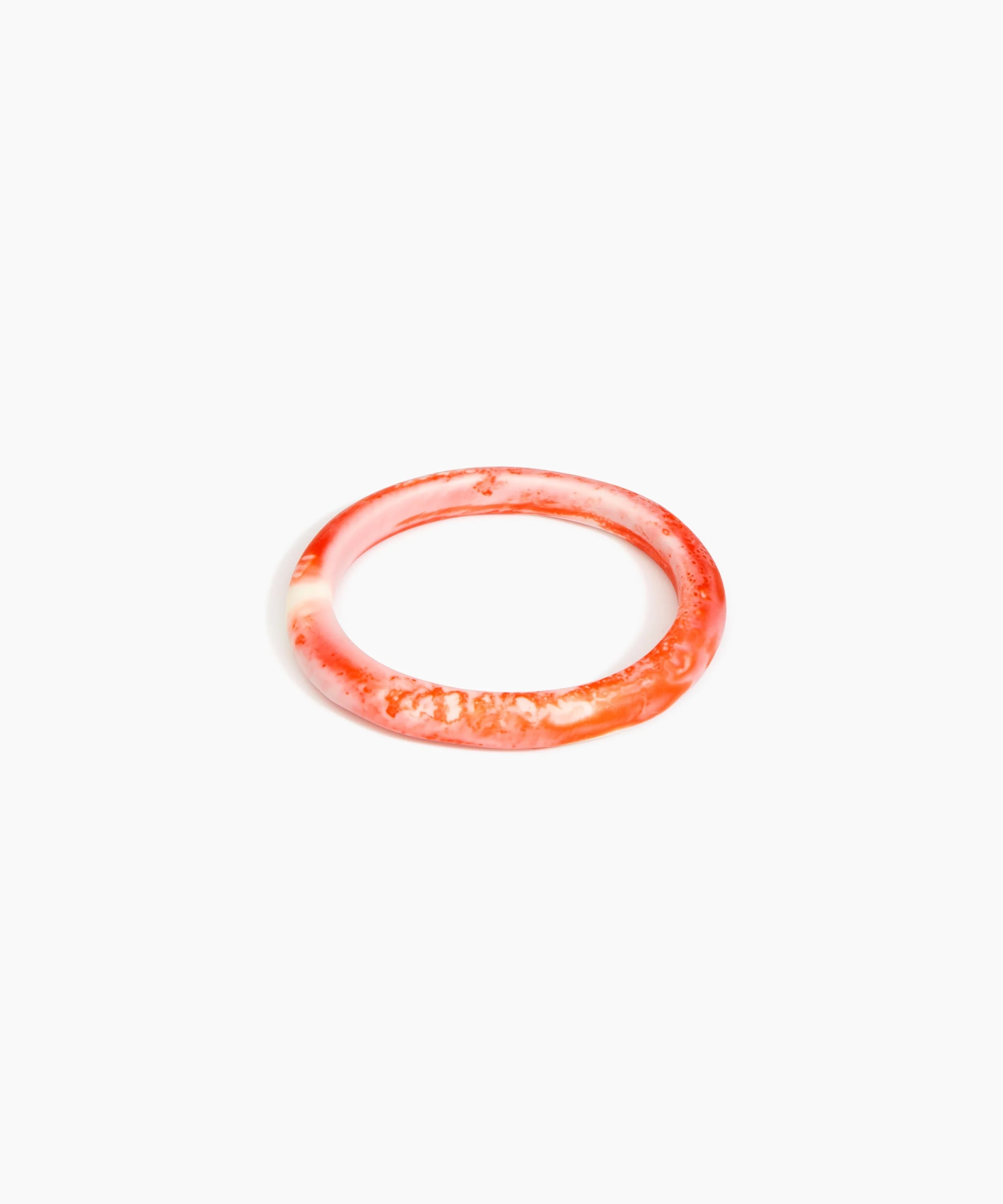 Small Organic Oval Bangle - Image 9