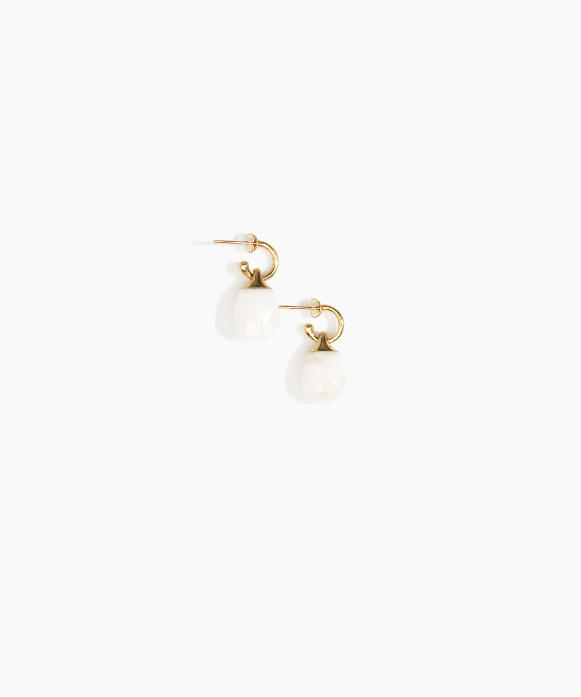 Small River Rock Hoop Earrings - Image 10