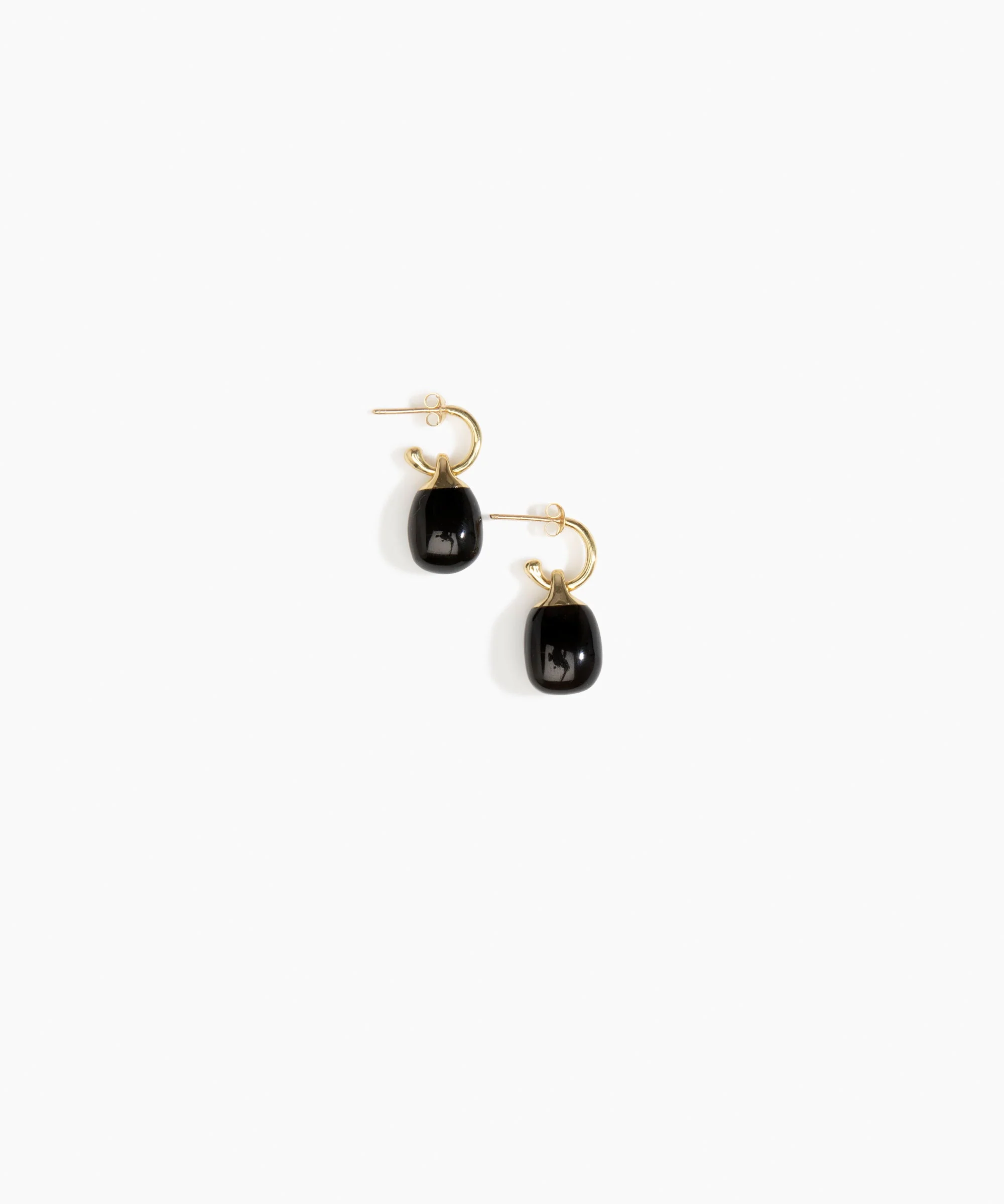 Small River Rock Hoop Earrings - Image 11