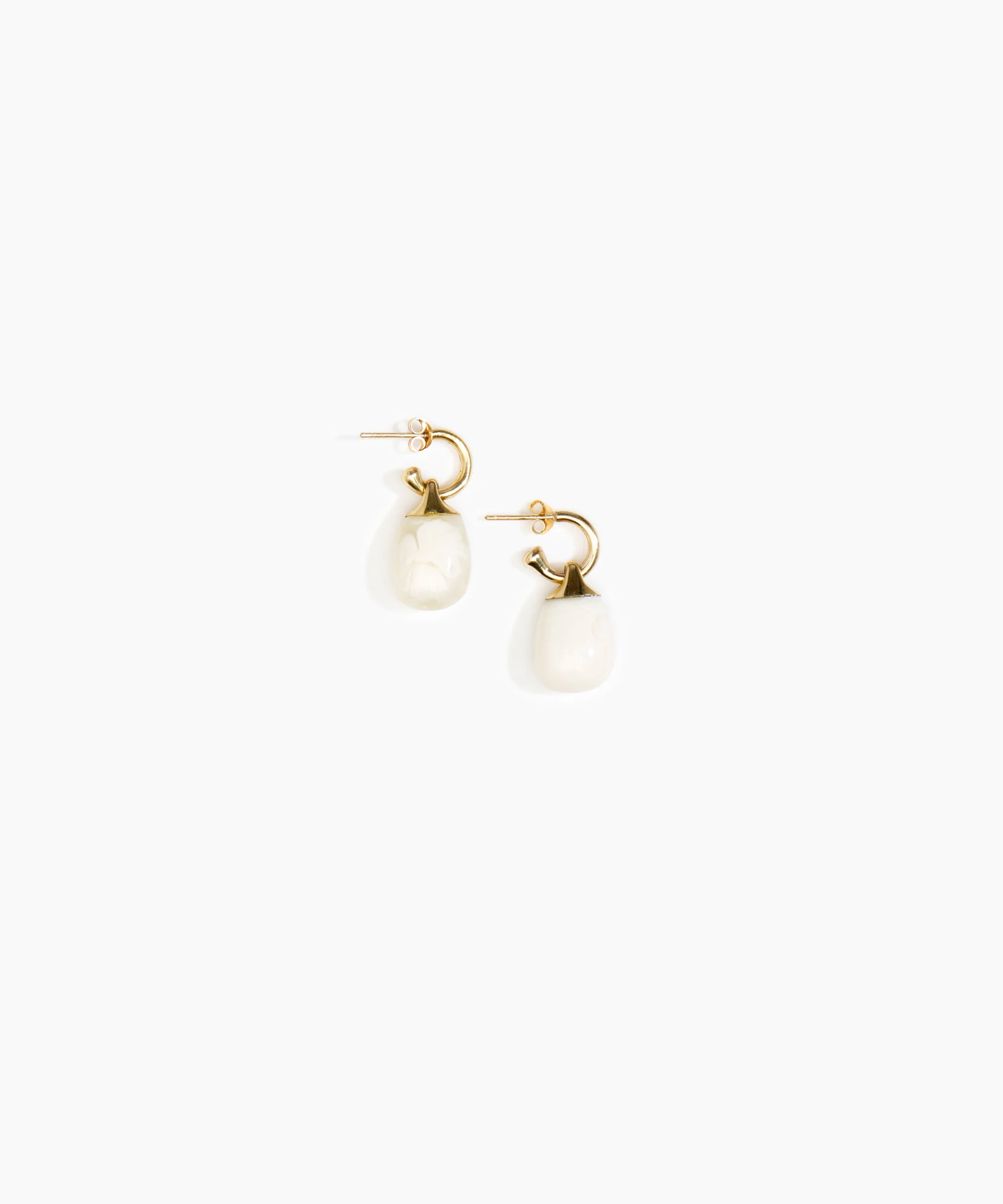 Small River Rock Hoop Earrings - Image 16